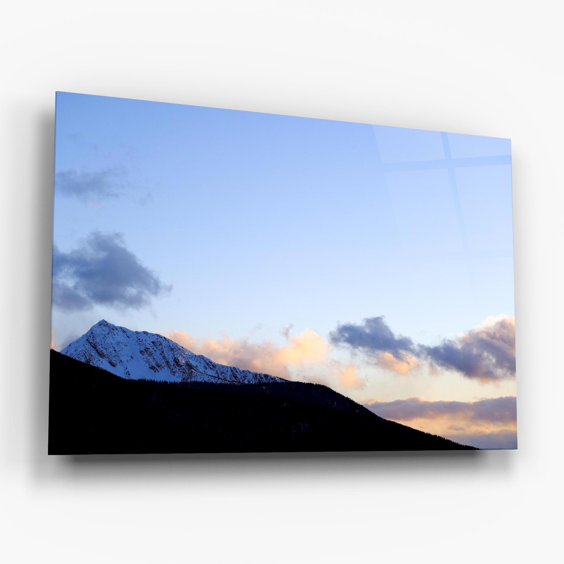 Glasbild Cloud Sky Mountain mockup 6