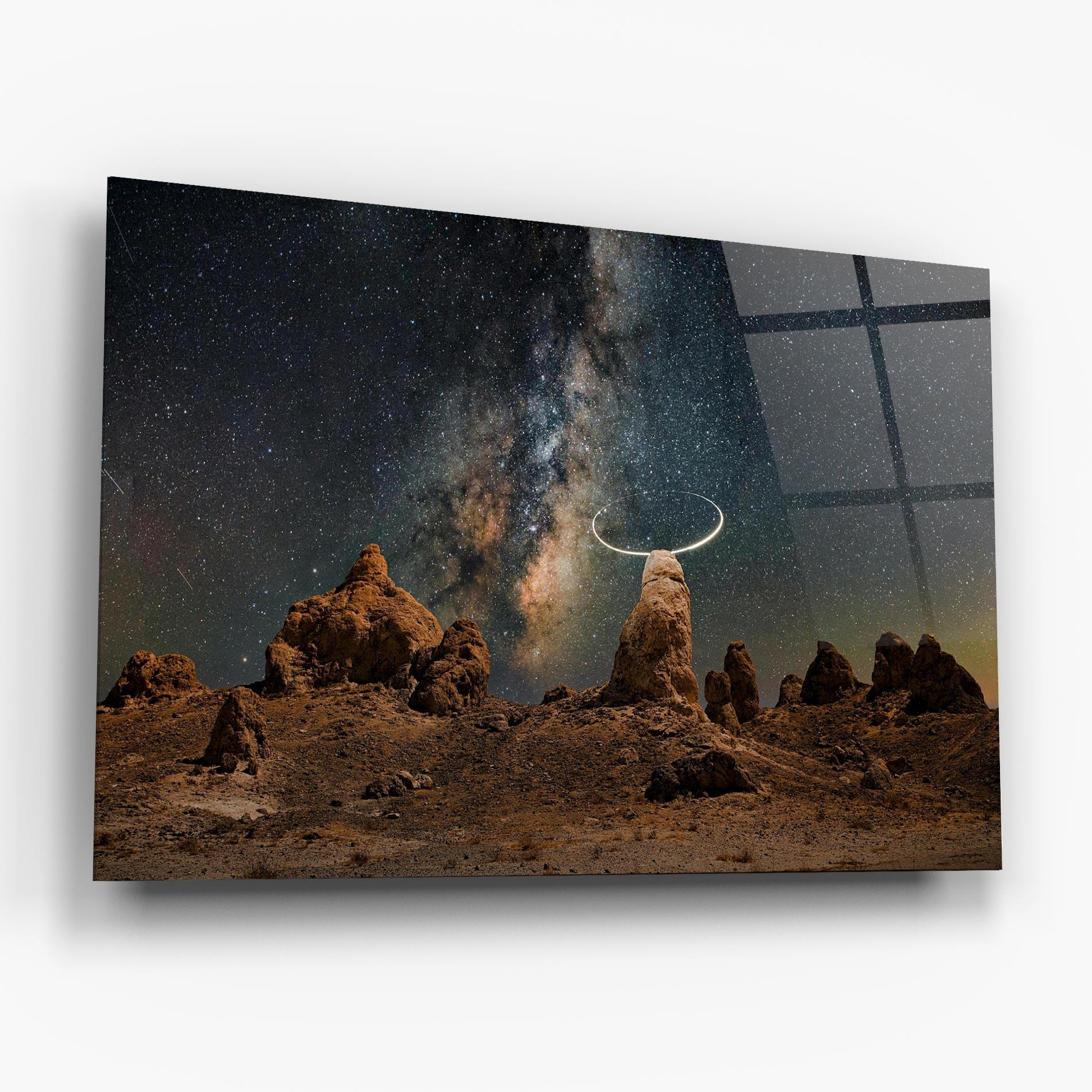 Glasbild Galactic Stones mockup 6