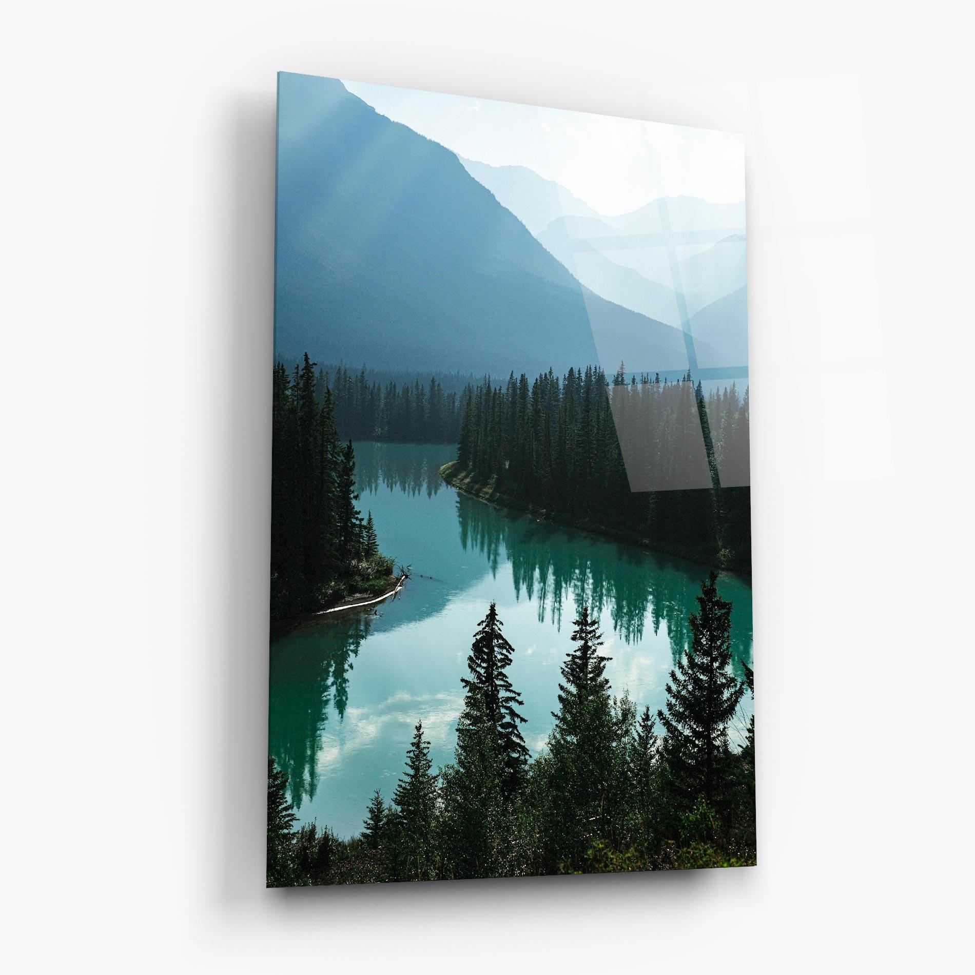 Glasbild Crystal Lake mockup 6