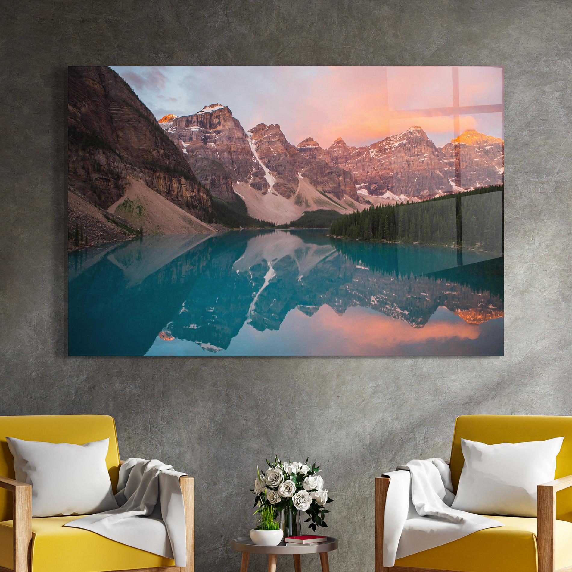 Glasbild Dream Land mockup 4