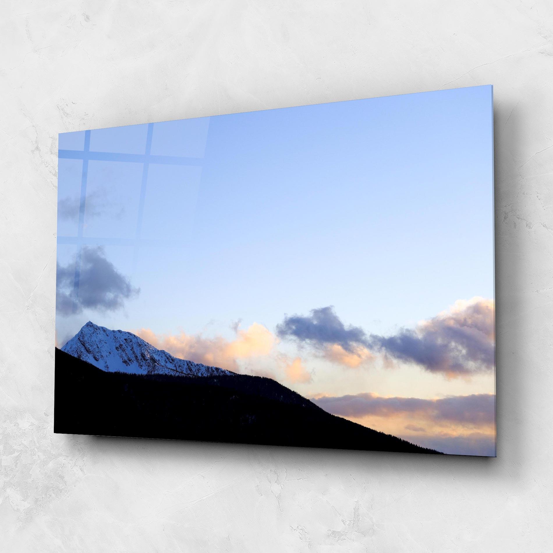 Glasbild Cloud Sky Mountain mockup 1