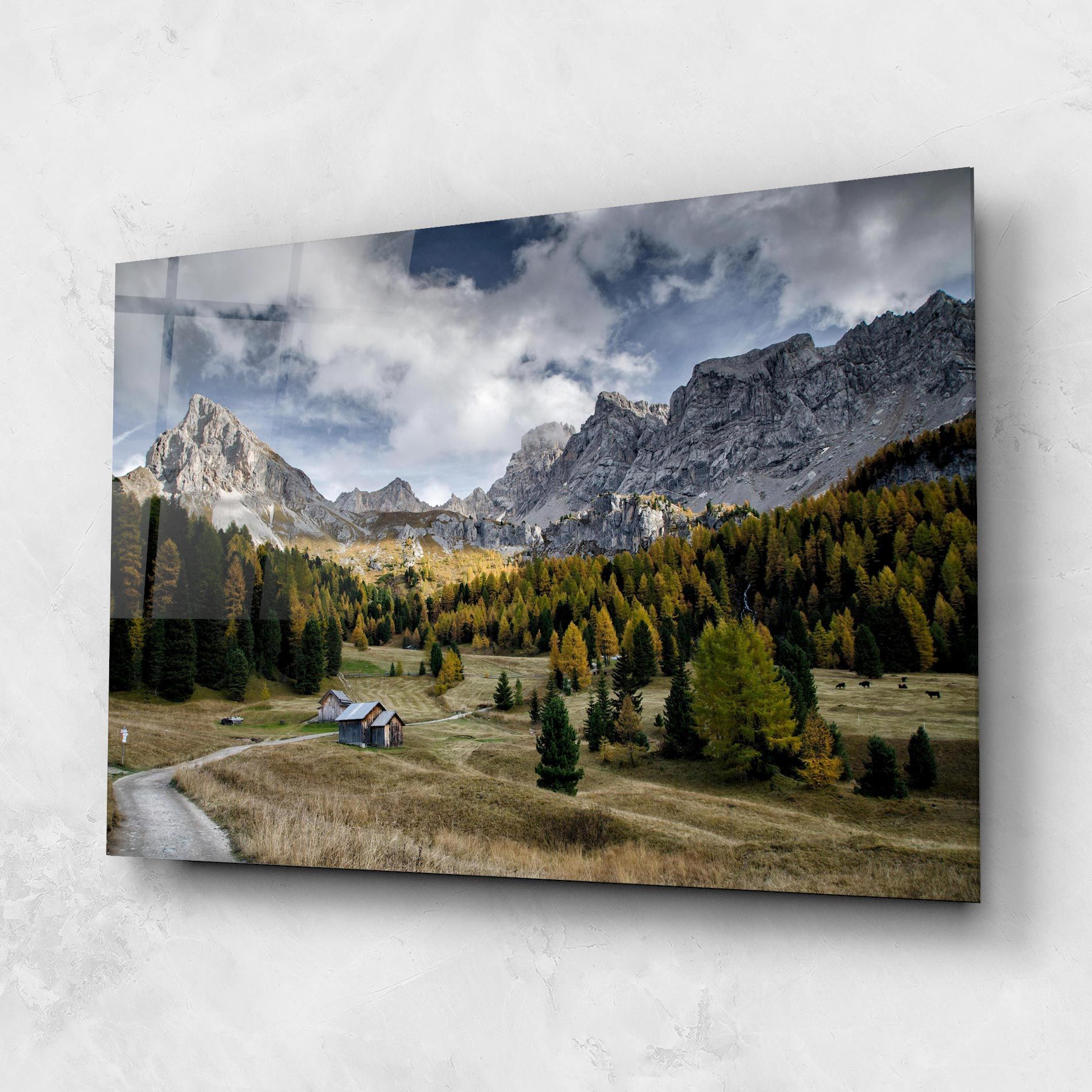 Cloudy Mountains View mockup 1