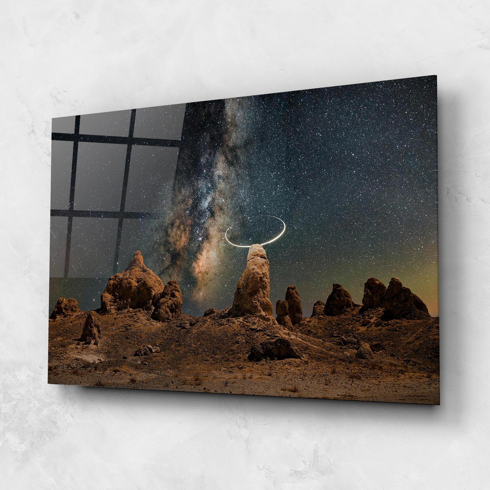 Glasbild Galactic Stones mockup 1