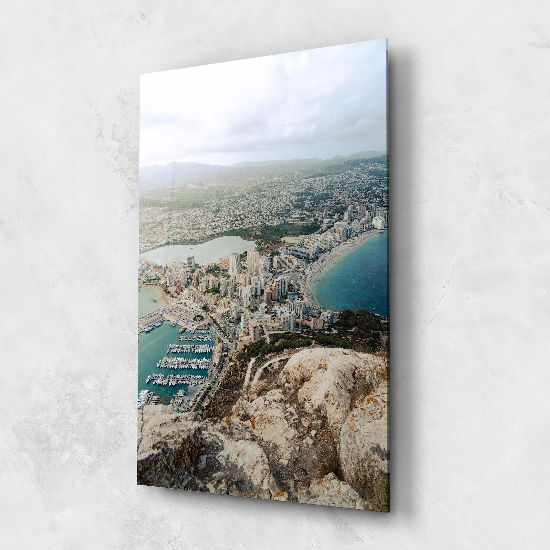 Glasbild Coast City mockup 1