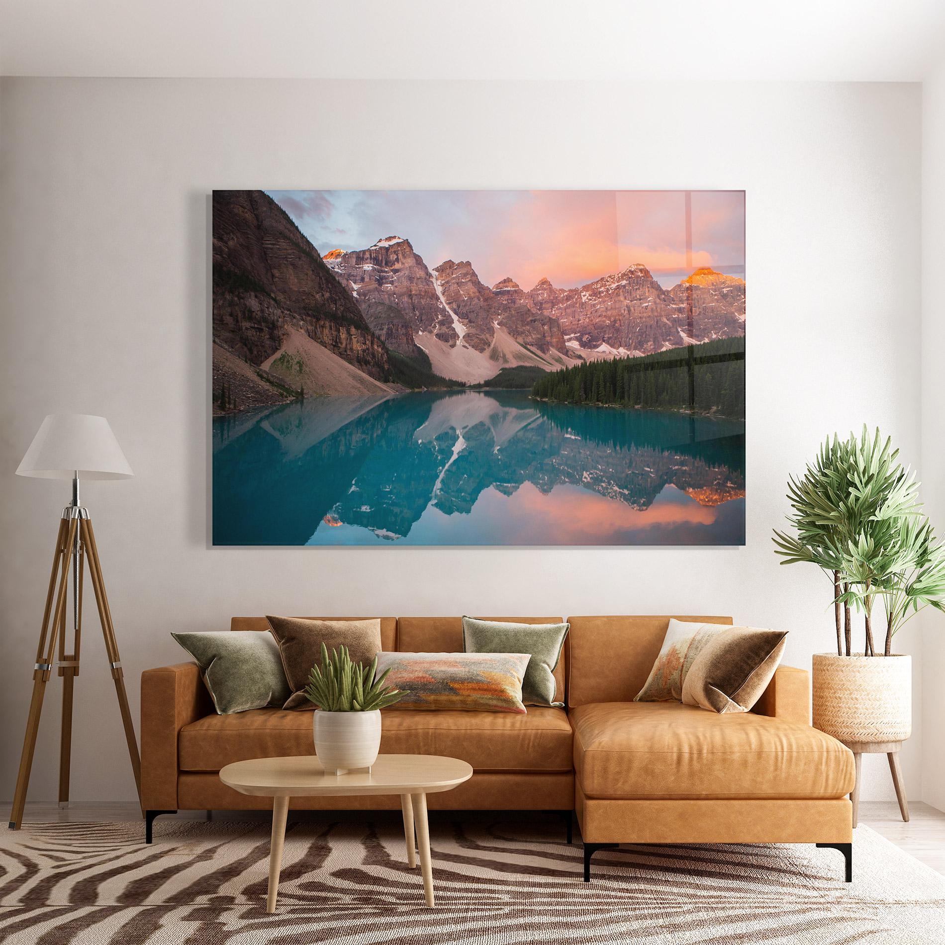 Glasbild Dream Land mockup 7