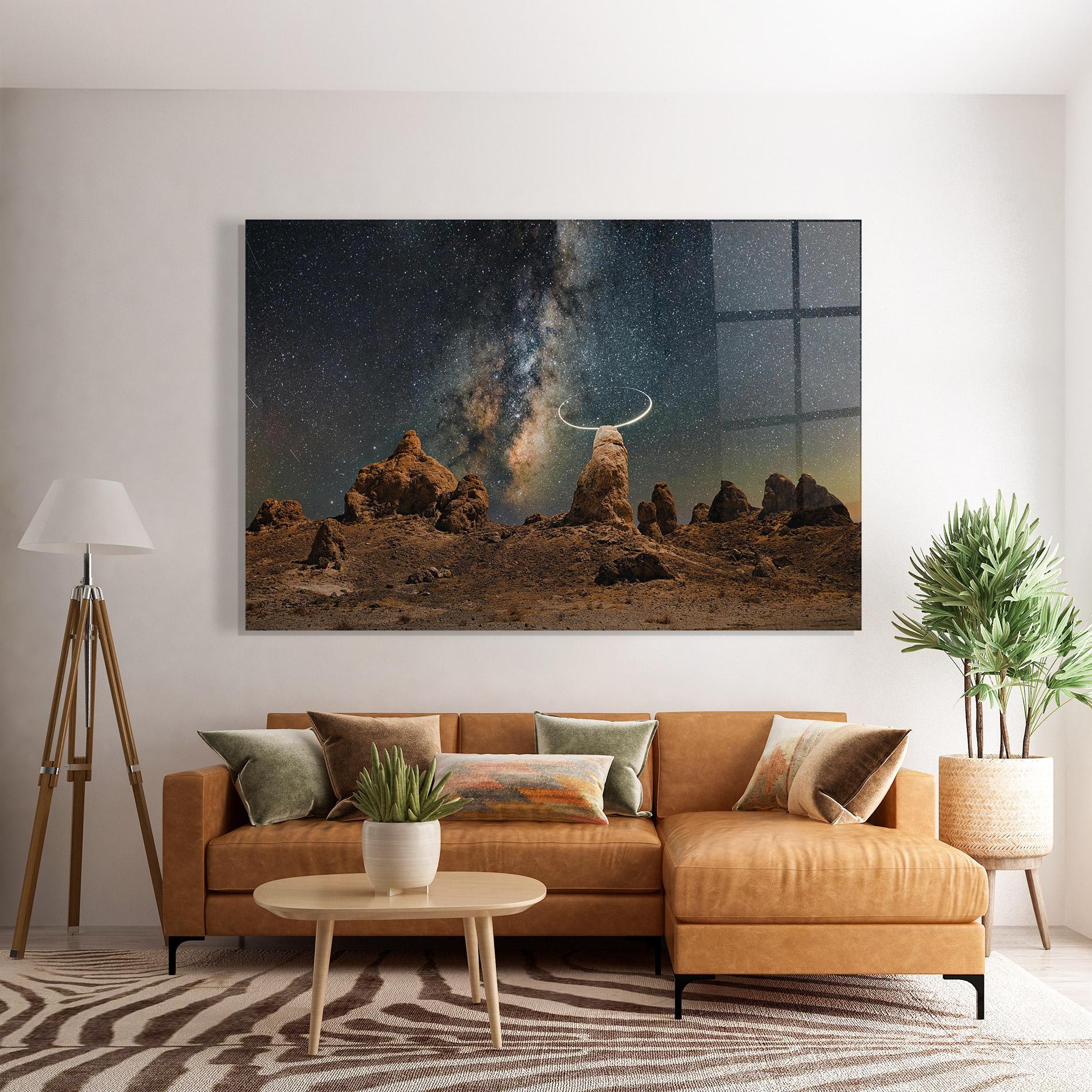 Glasbild Galactic Stones mockup 7