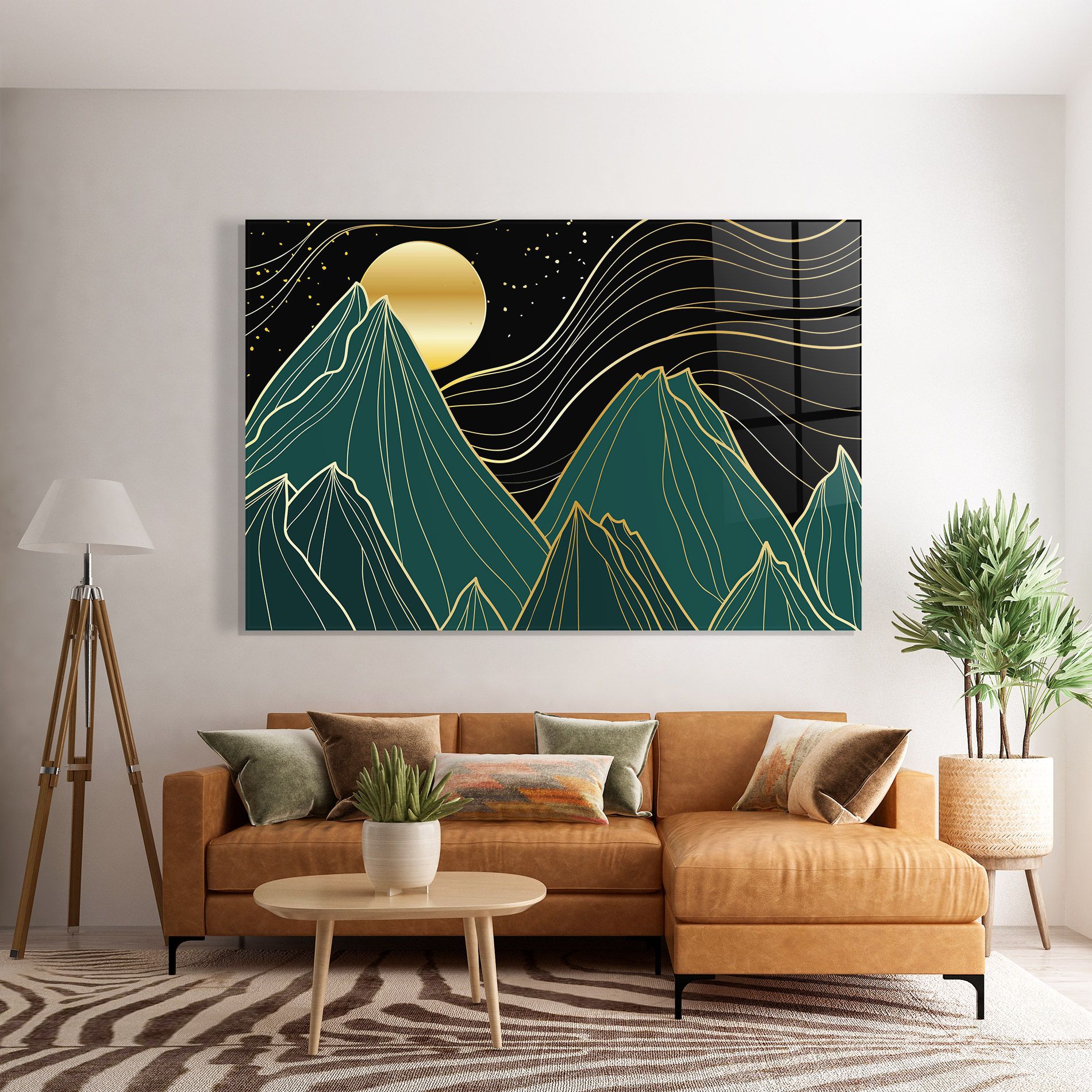 Mountain Gold Moon mockup 7