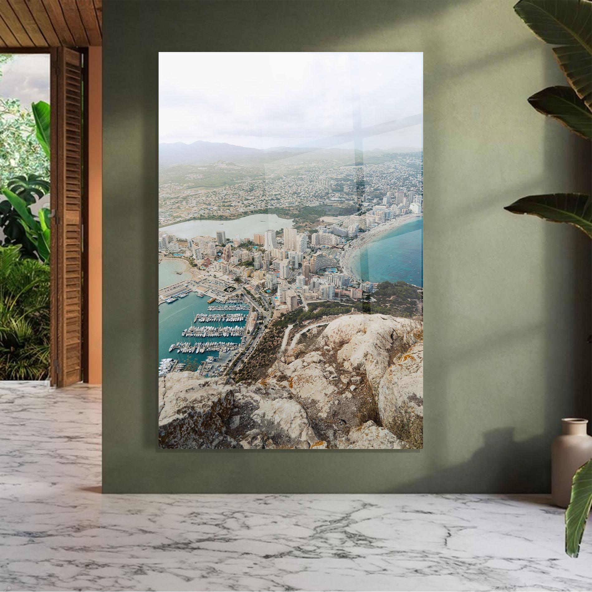 Glasbild Coast City mockup 7