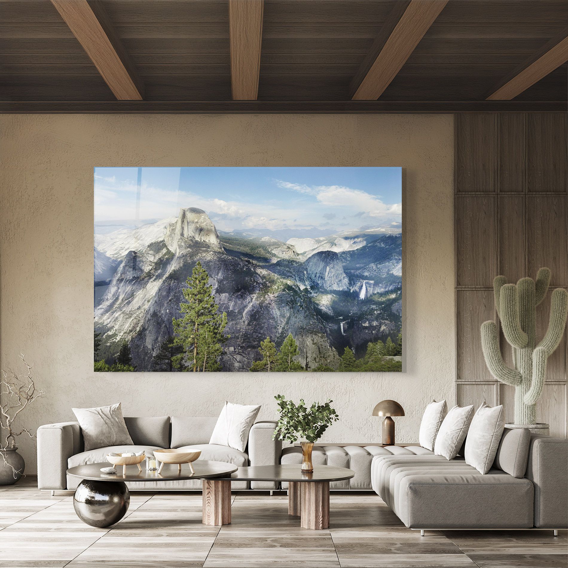 Foggy Day Mountain mockup 8