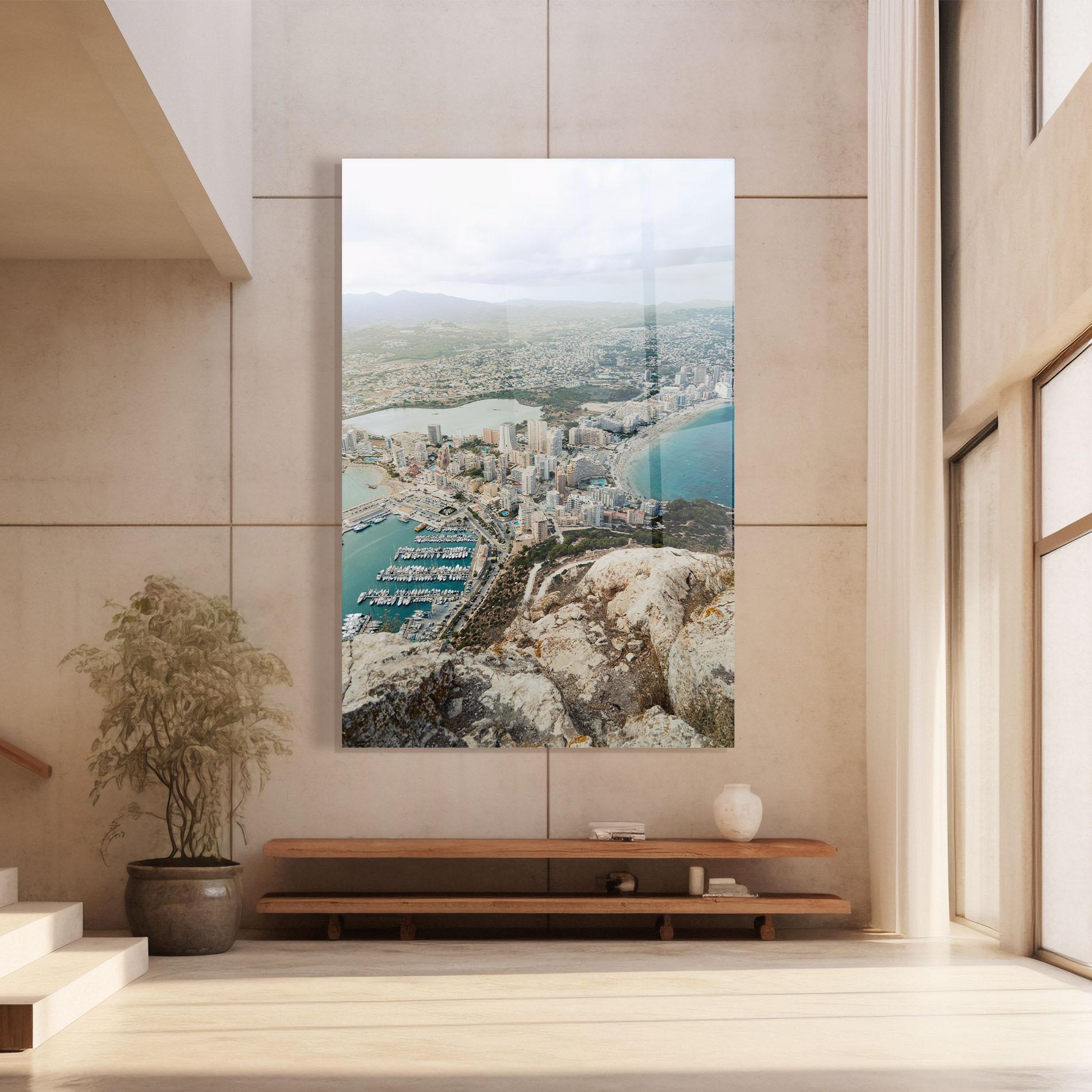 Glasbild Coast City mockup 8