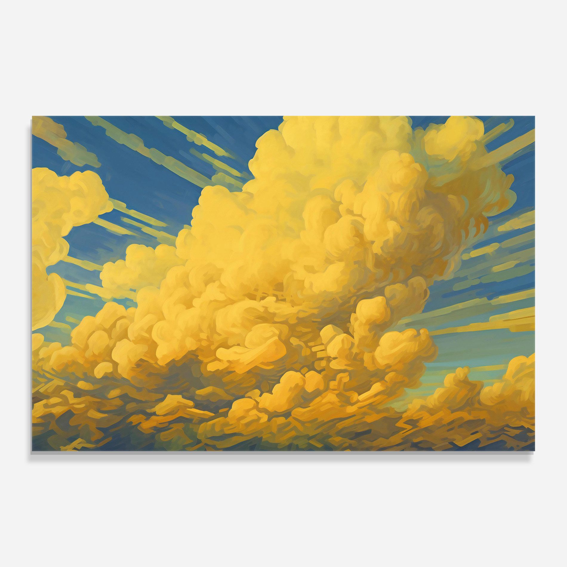 Big Yellow Cloud Art mockup 0