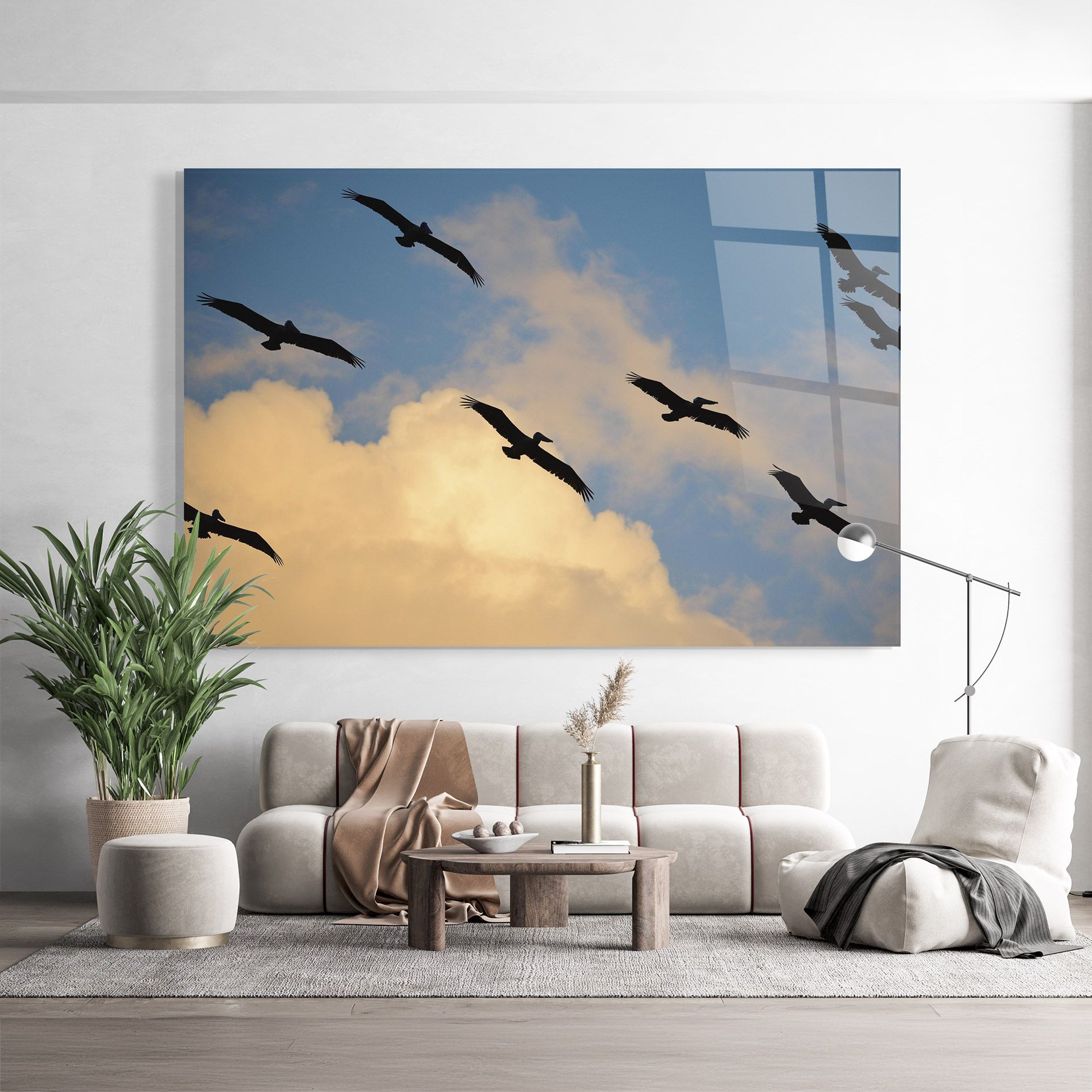 Bird Shilouette Cloud mockup 9