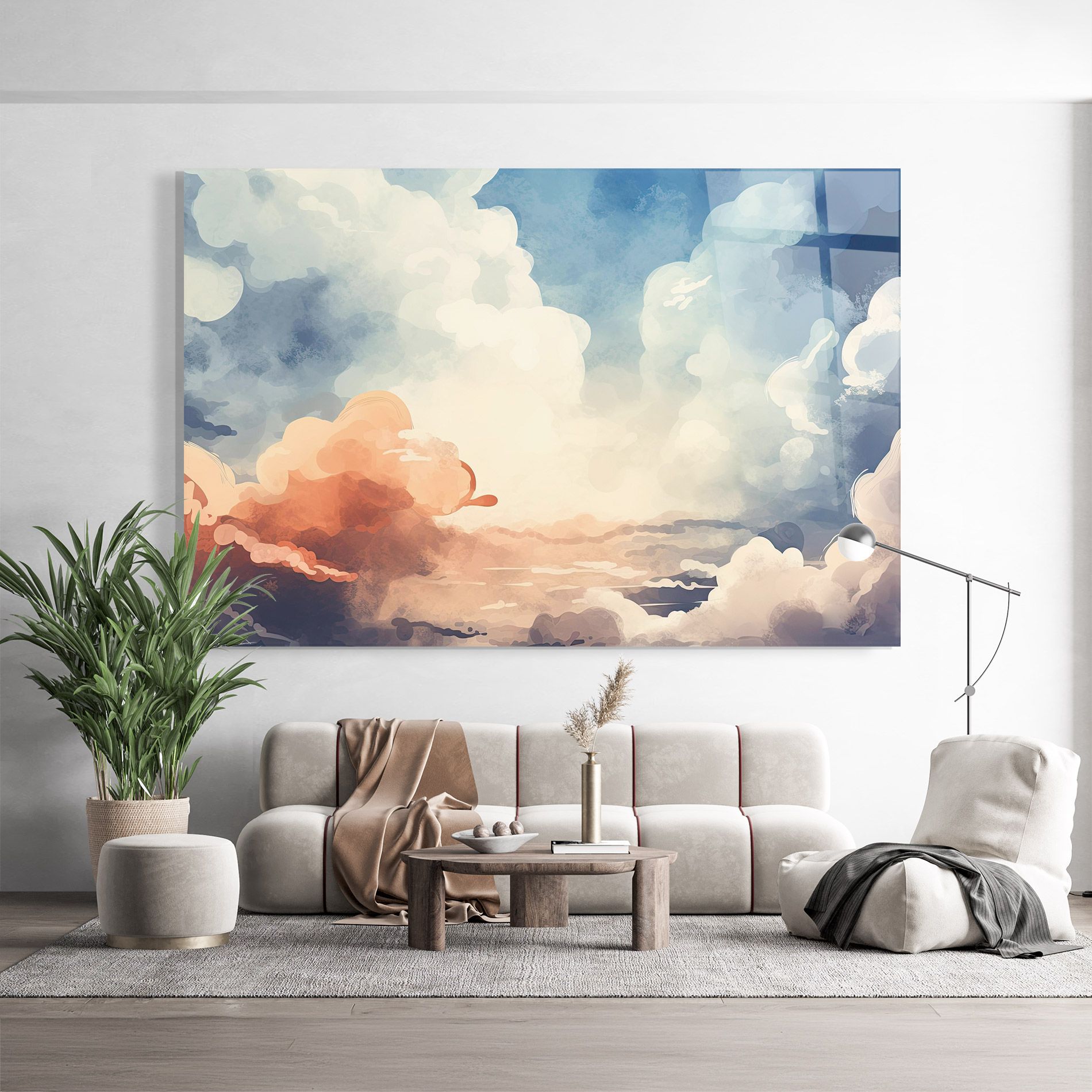 Clouds Painting mockup 9