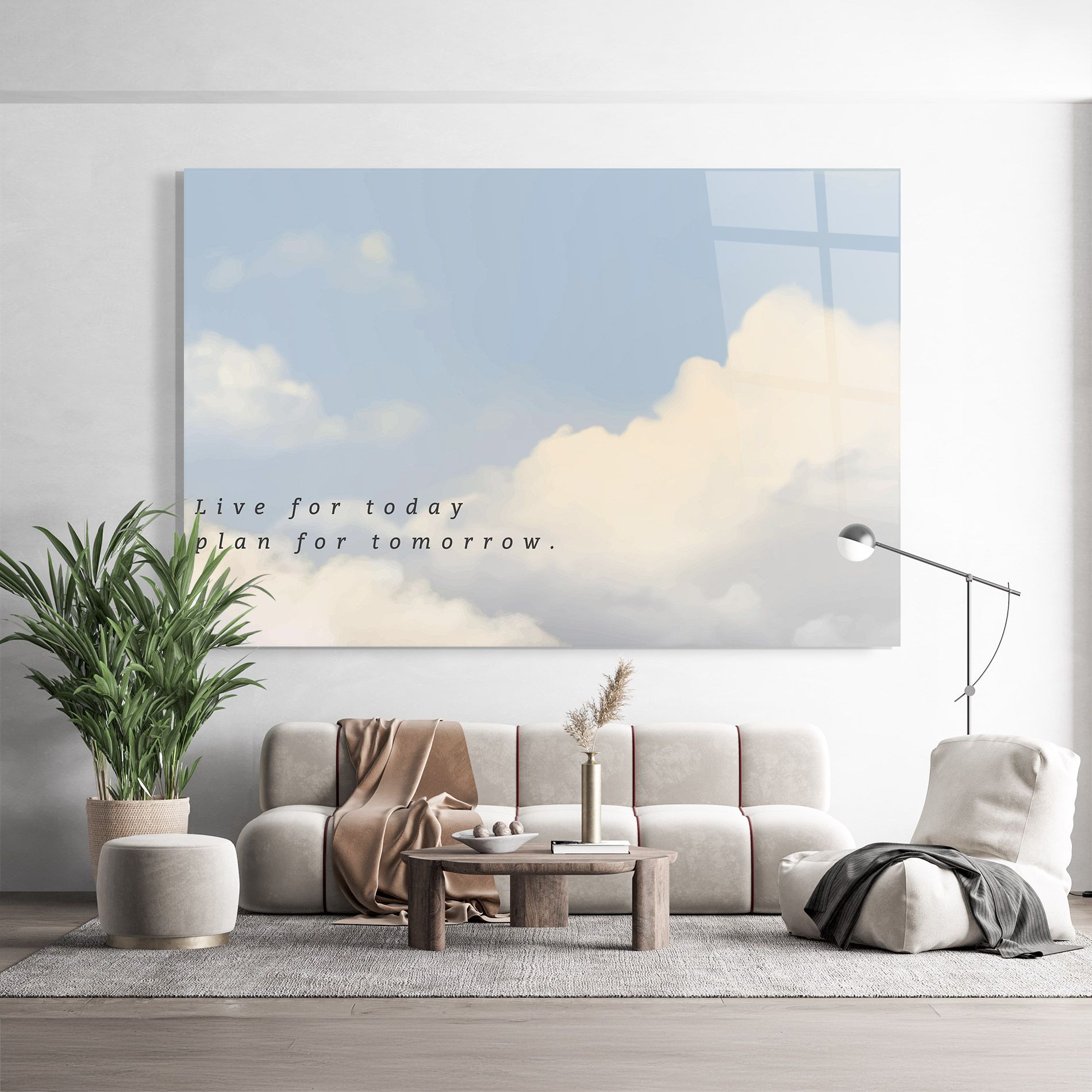 Clouds Text Blue mockup 9