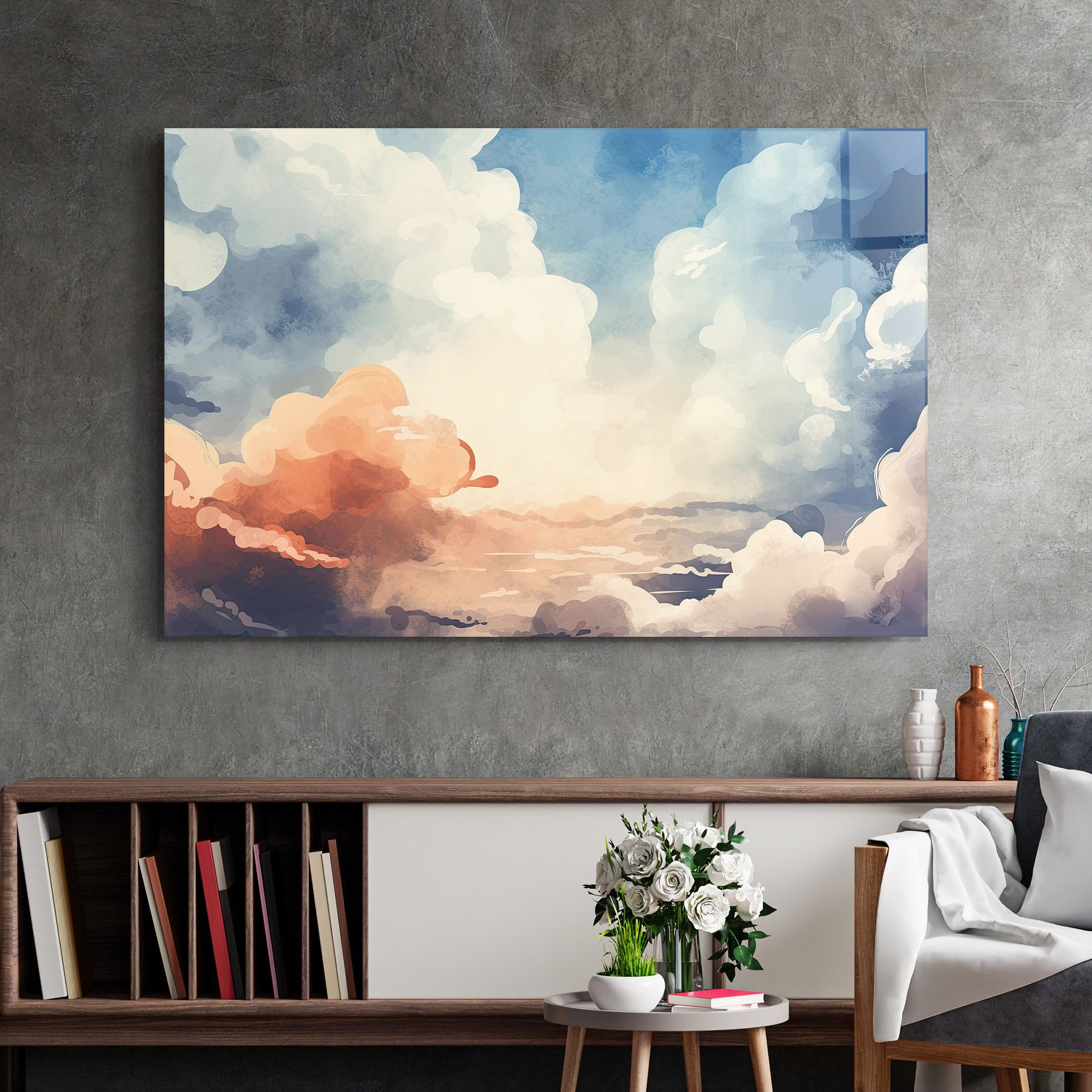 Clouds Painting mockup 2