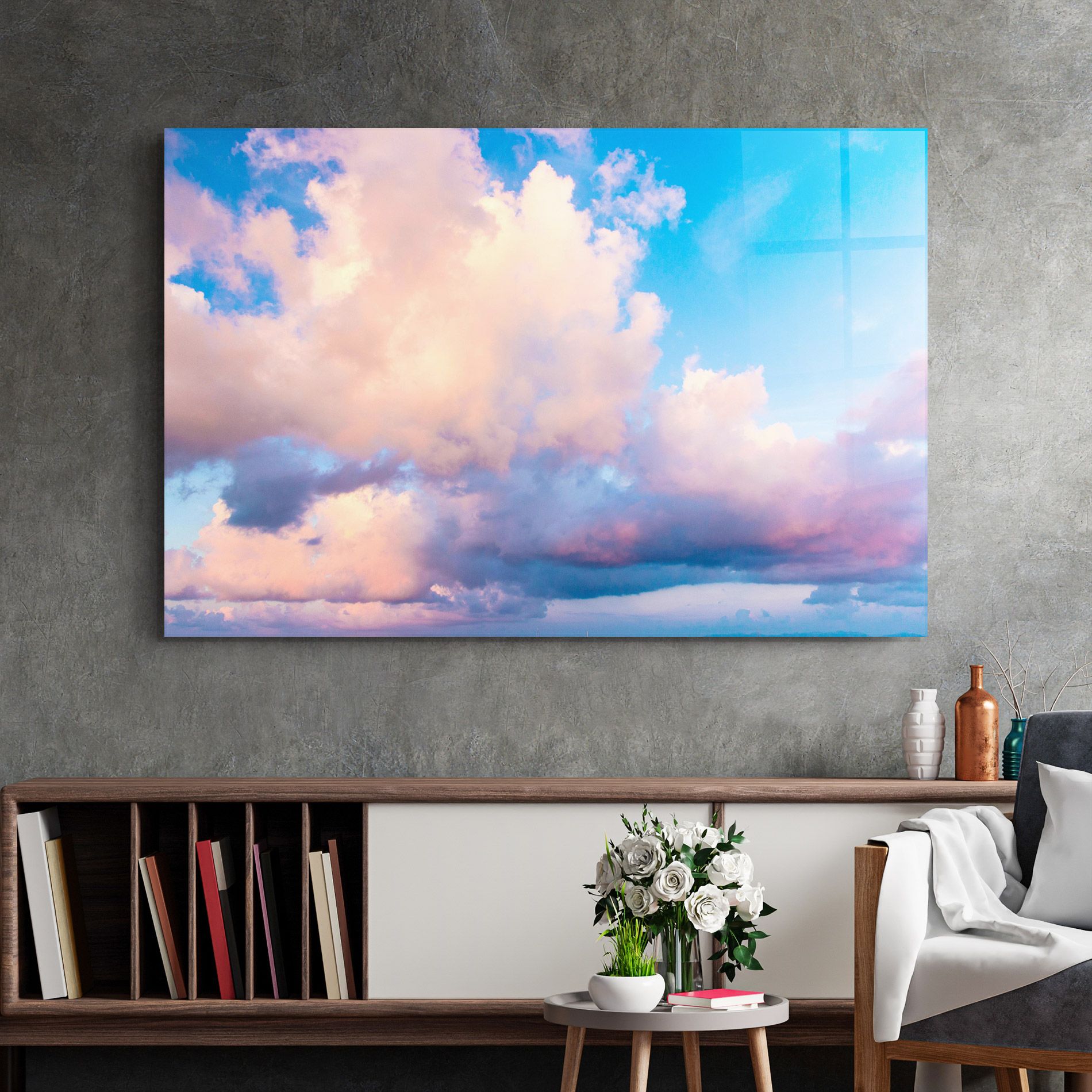 Dreamy Pink Clouds mockup 2