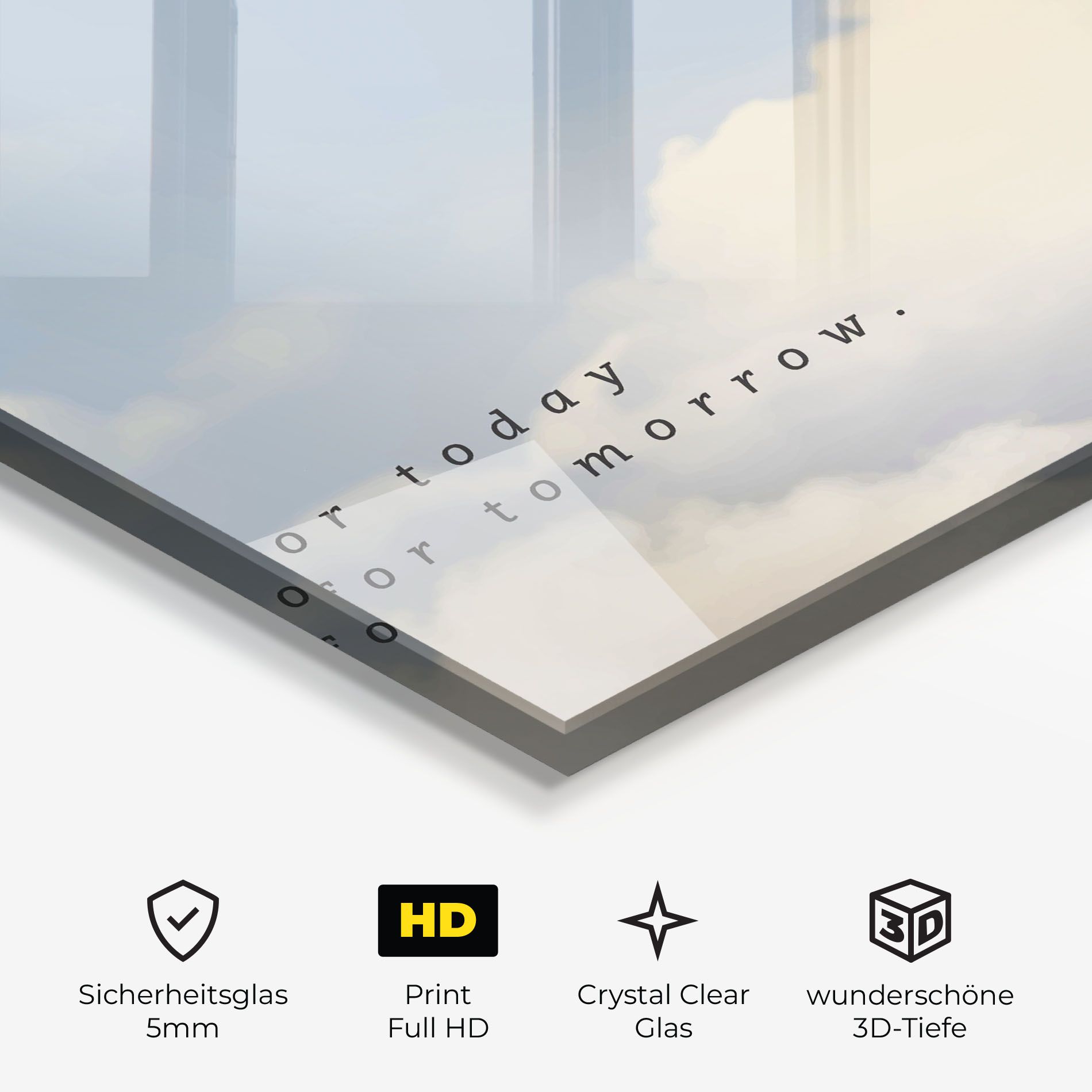 Clouds Text Blue mockup 3