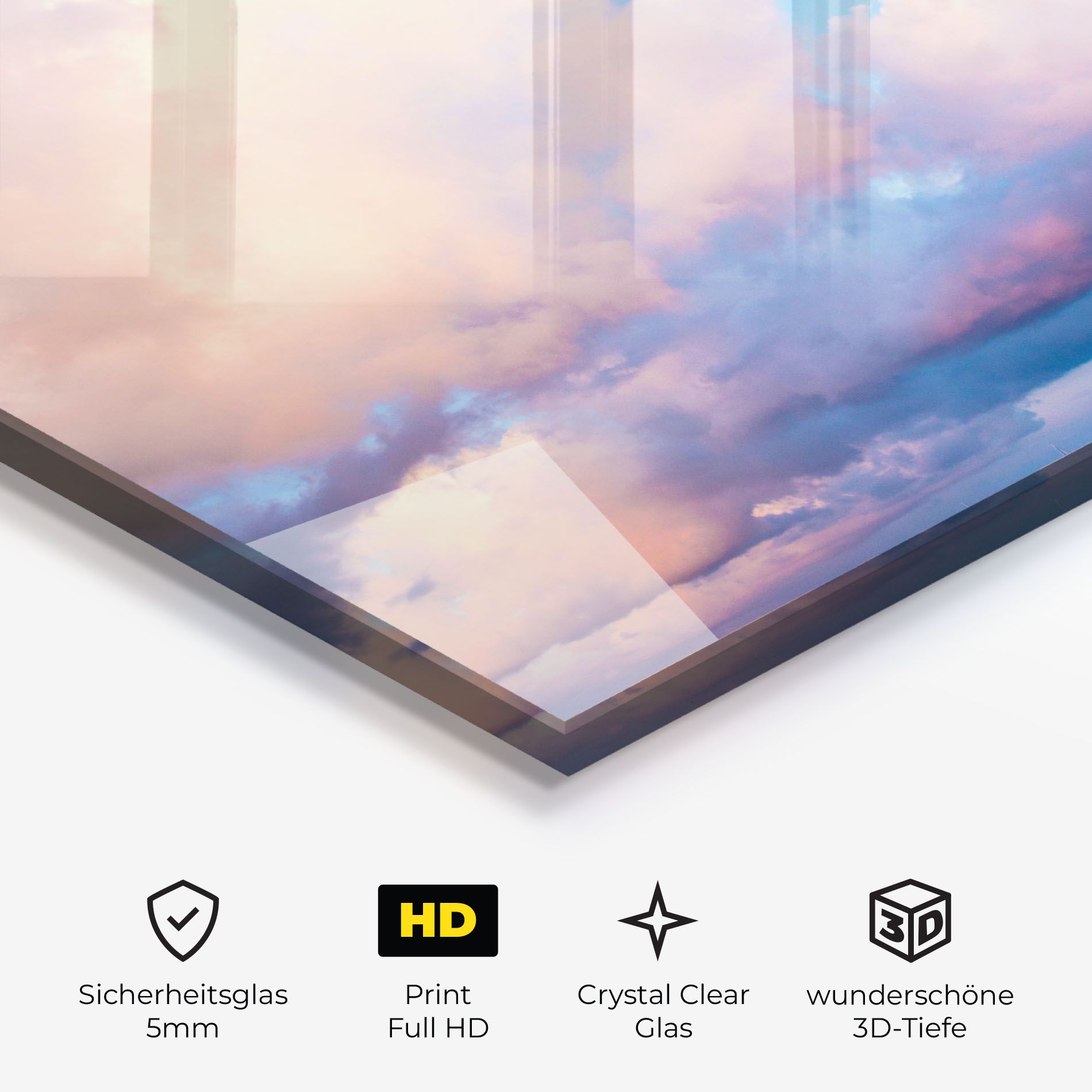 Dreamy Pink Clouds mockup 3