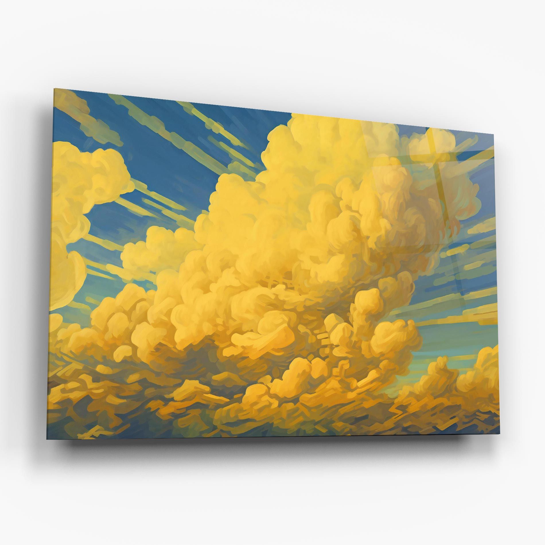 Big Yellow Cloud Art mockup 6
