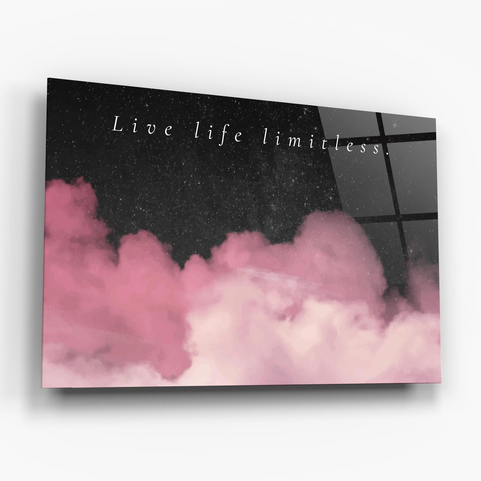 Clouds Text Pink mockup 6
