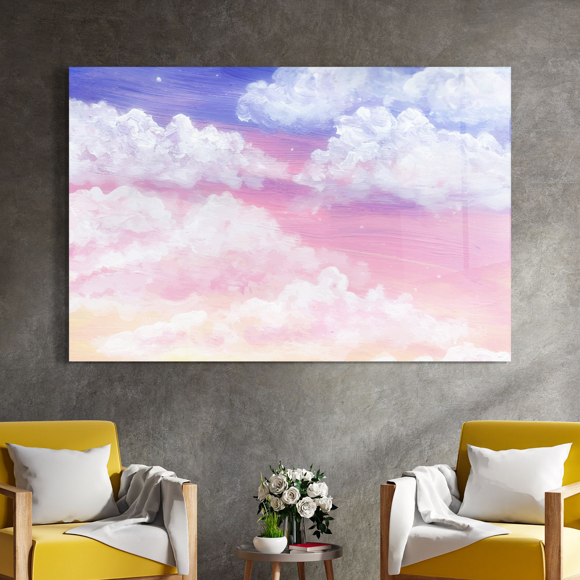 Cloud Paint Texture mockup 4