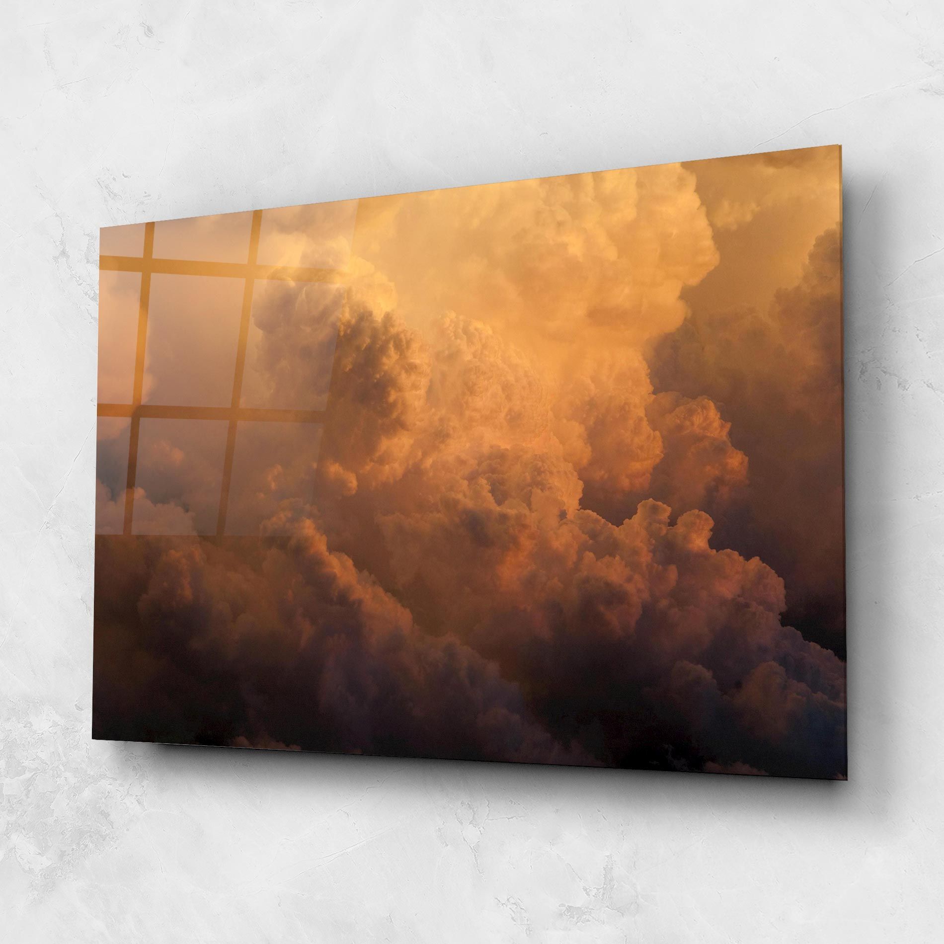 Brown Orange Clouds mockup 1