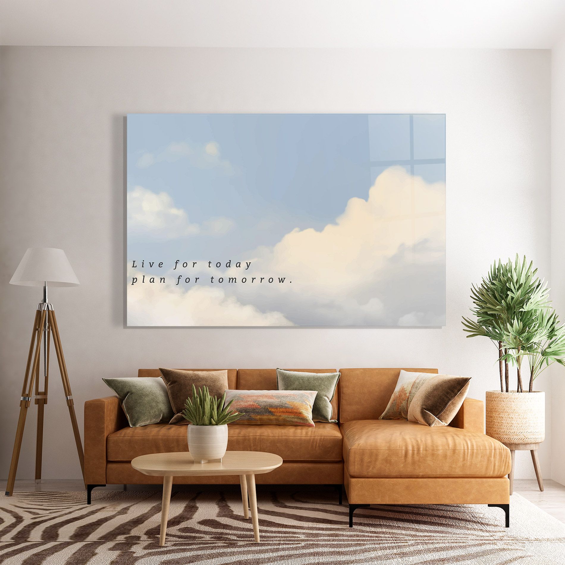 Clouds Text Blue mockup 7