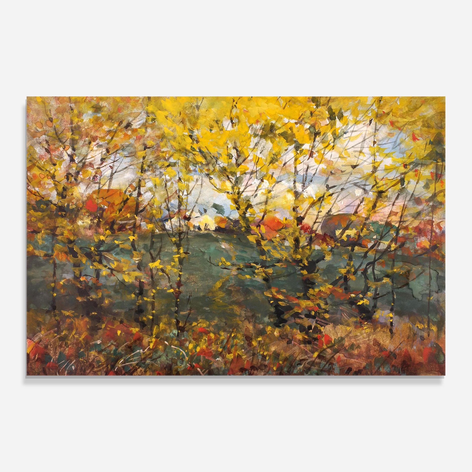 Autumn Painting Tree mockup 0