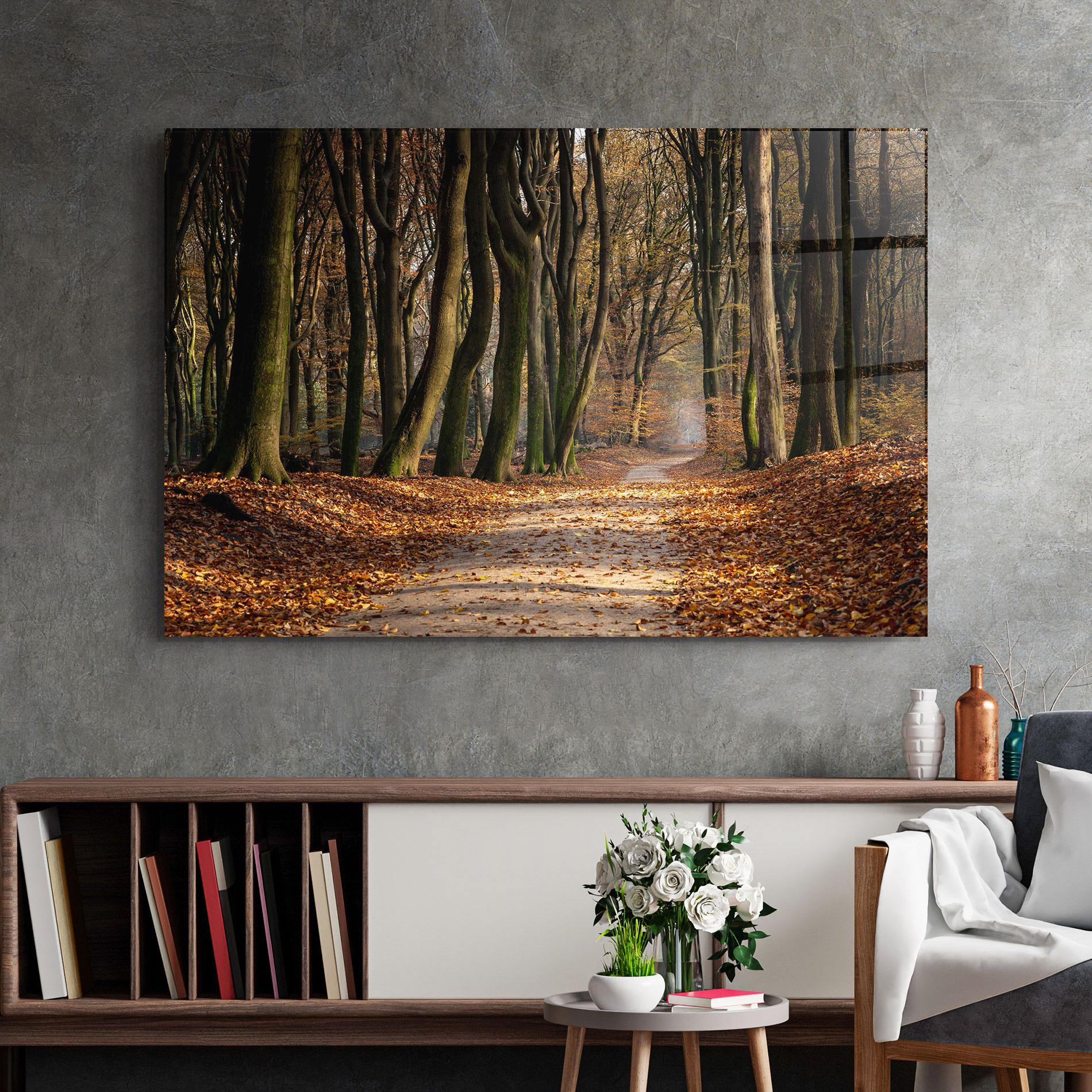 Autumn Path Forest mockup 2