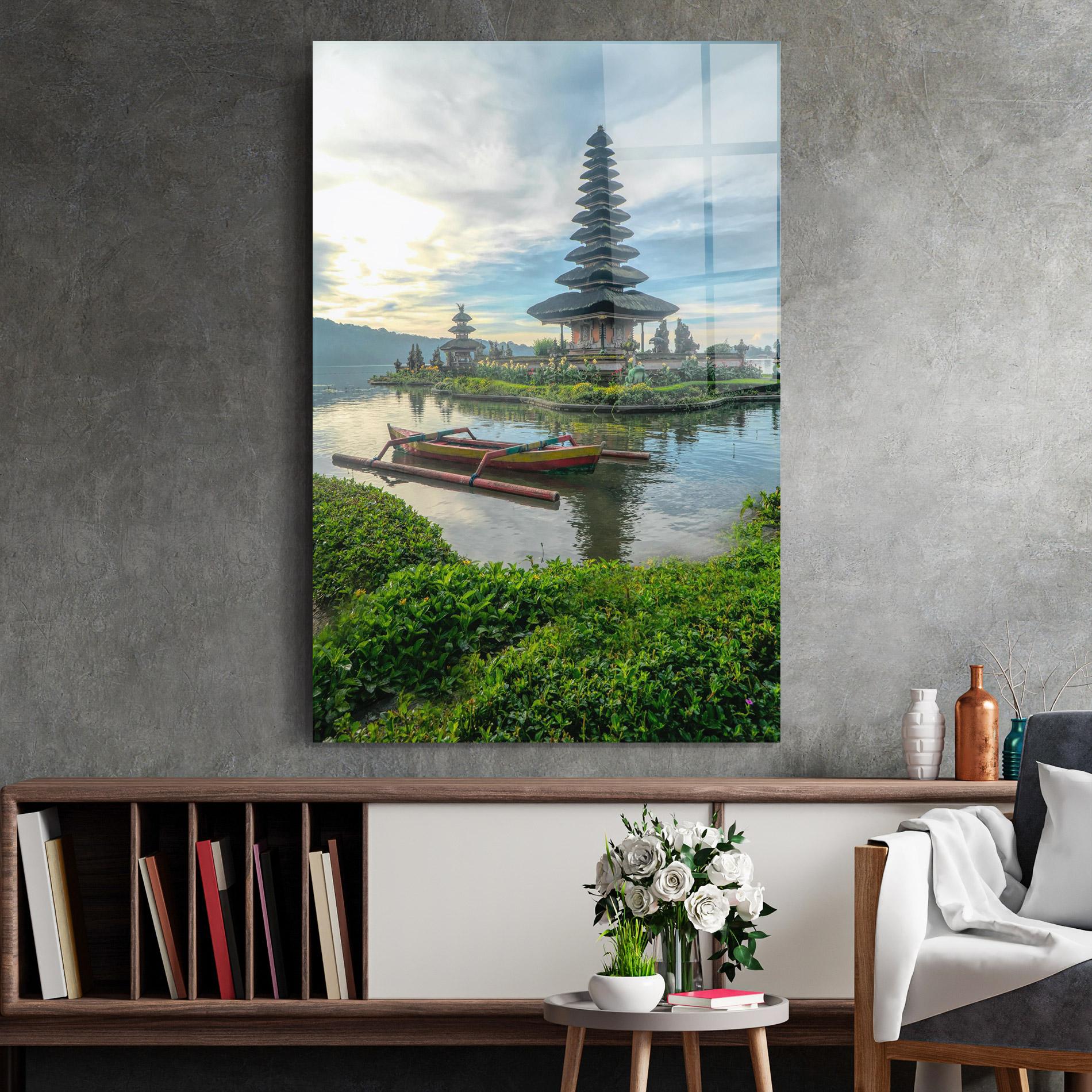 Glasbild Chinese Landscape mockup 2