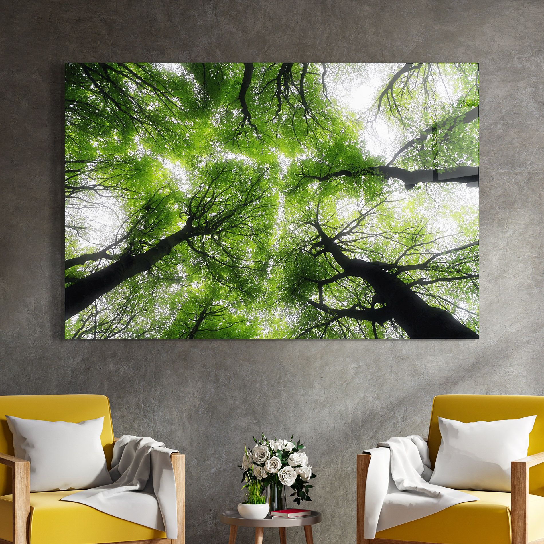 Forest Green Tree mockup 4