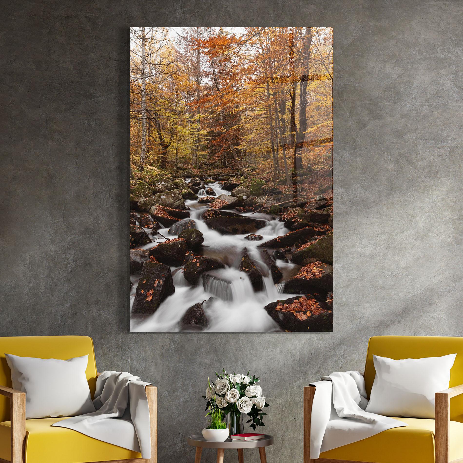 Glasbild River Forest View mockup 4