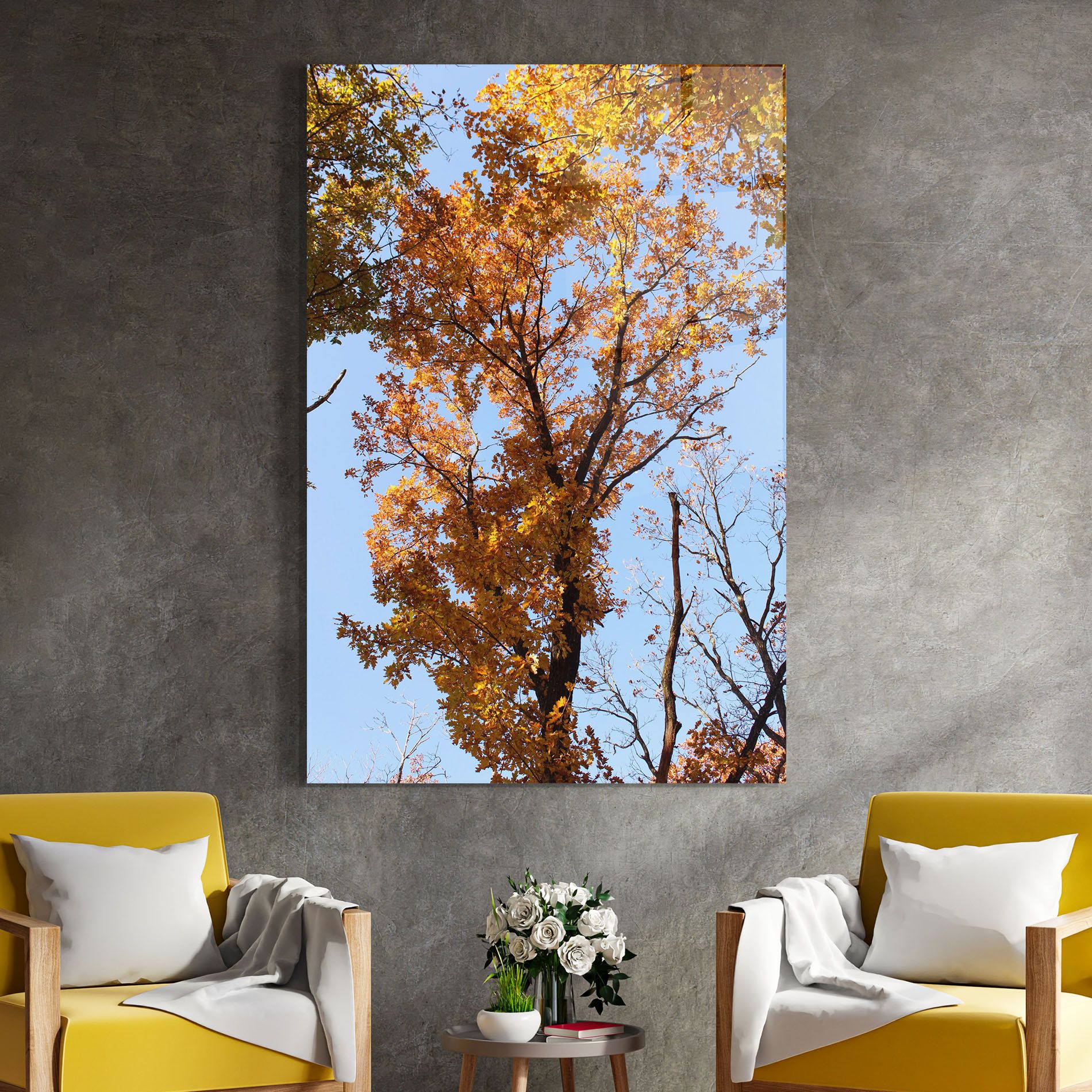 Yellow Tree Forest mockup 4