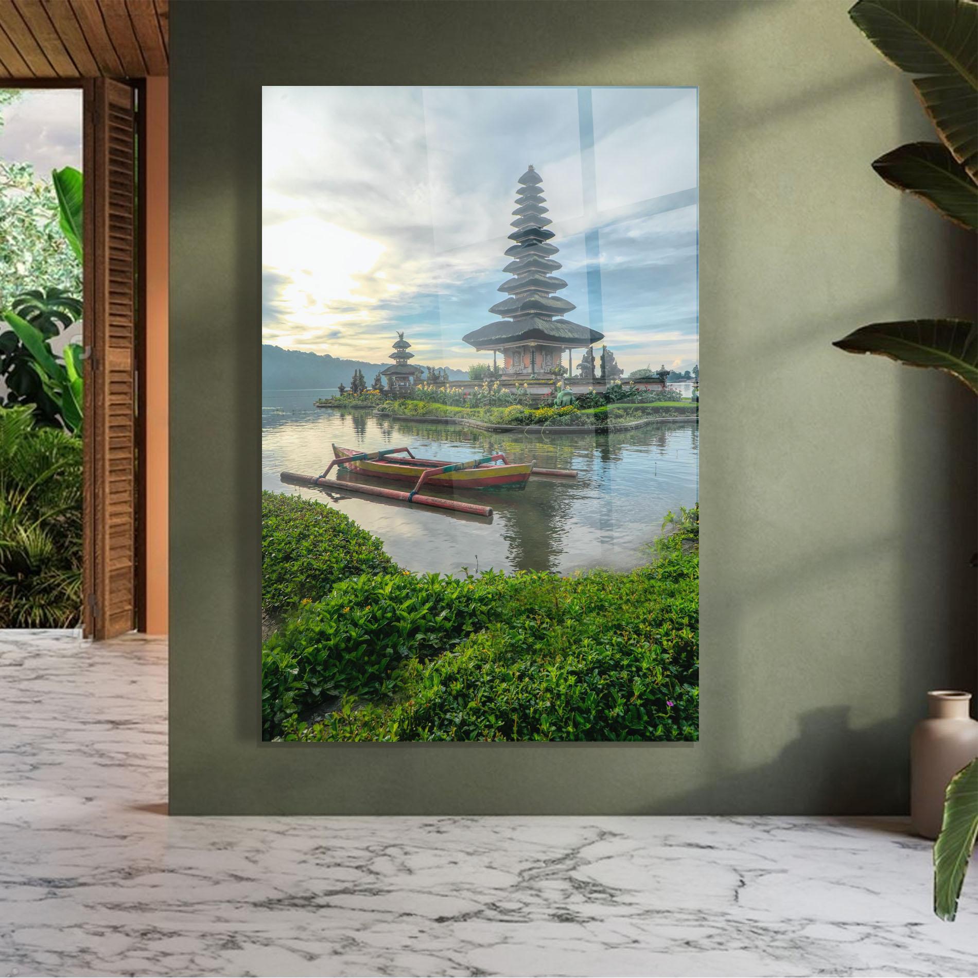 Glasbild Chinese Landscape mockup 7
