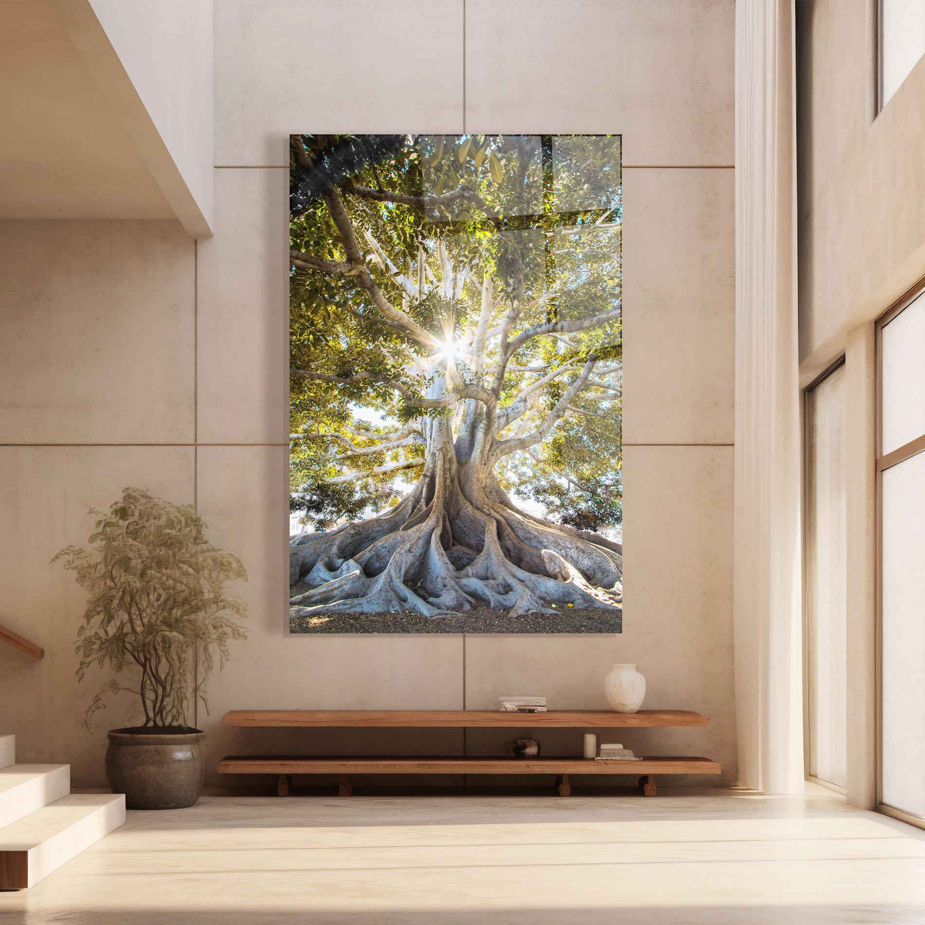 Glasbild Big Old Tree mockup 8