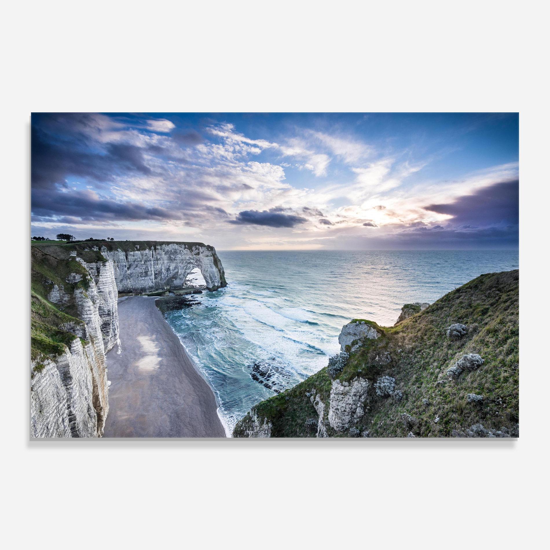 Glasbild Etretat View mockup 0