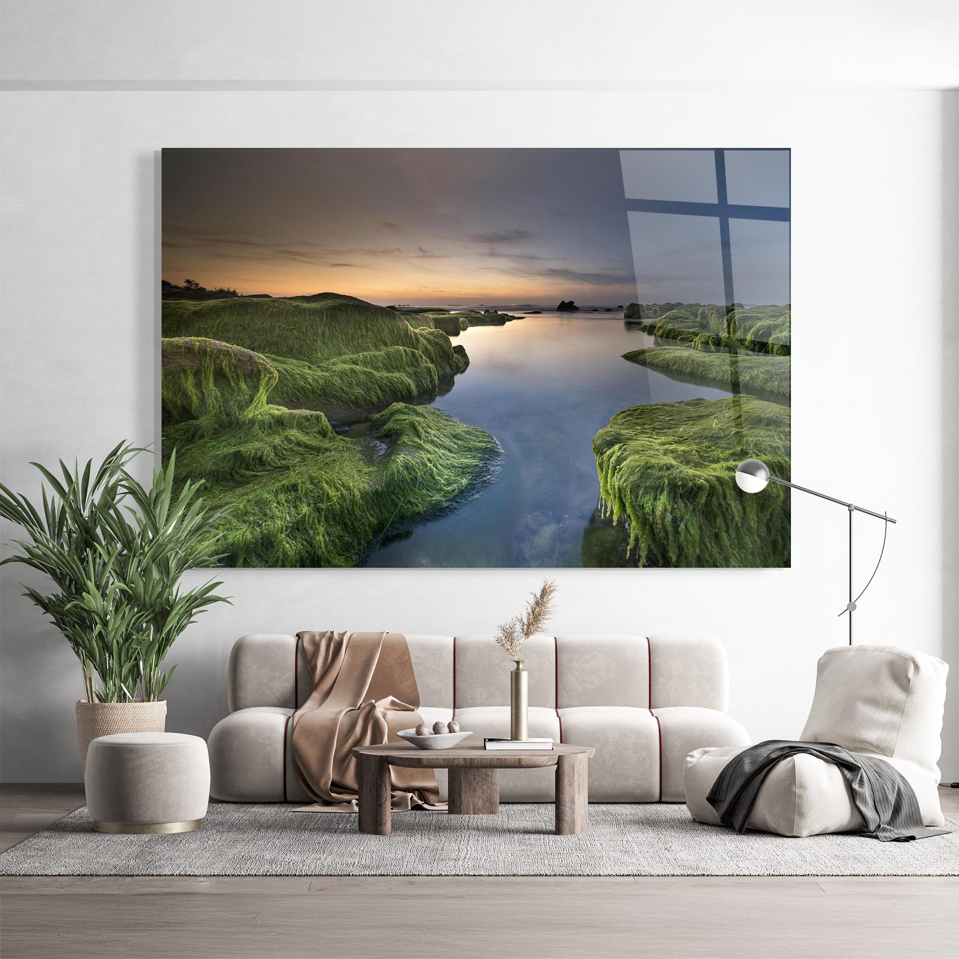 Glasbild Coast View mockup 9