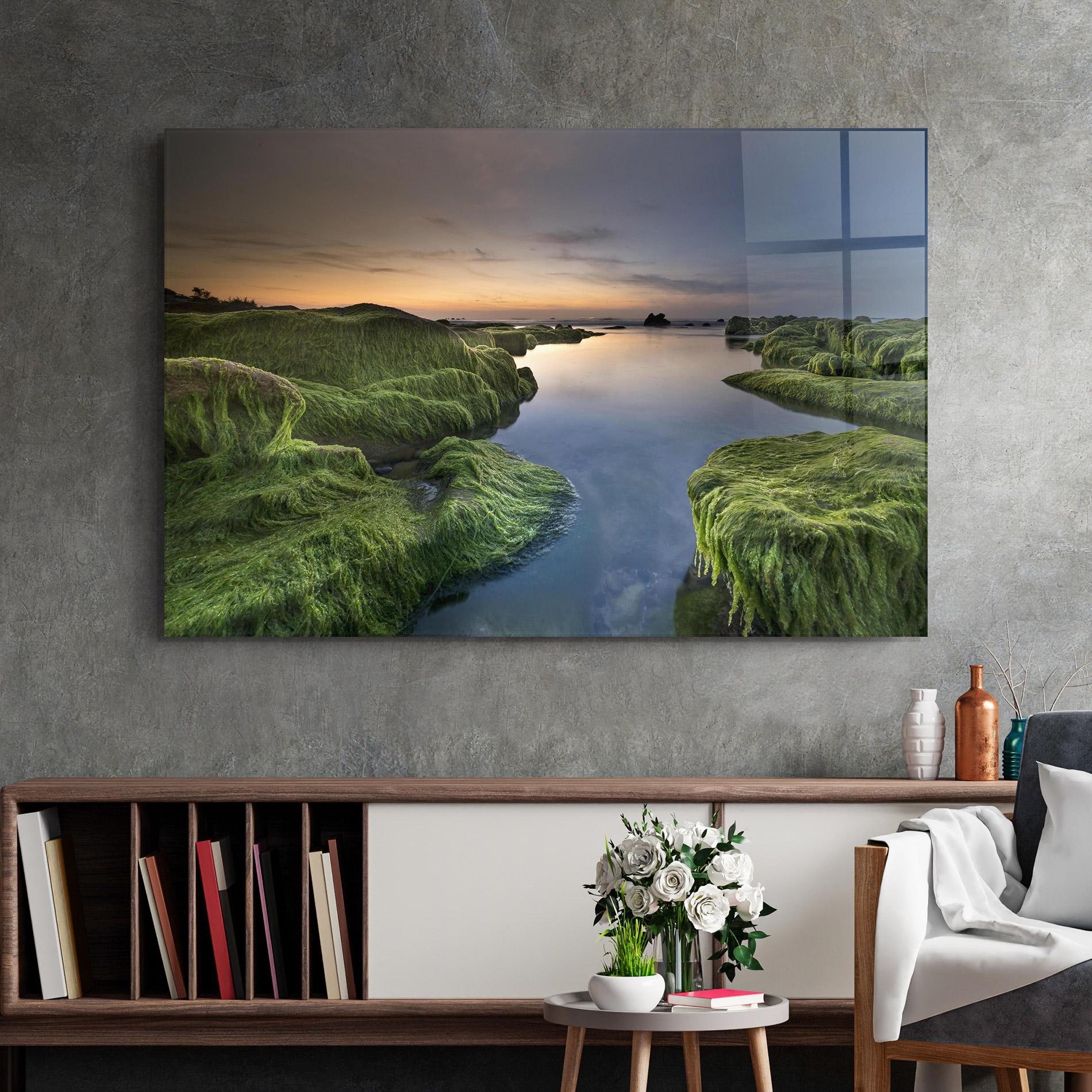 Glasbild Coast View mockup 2
