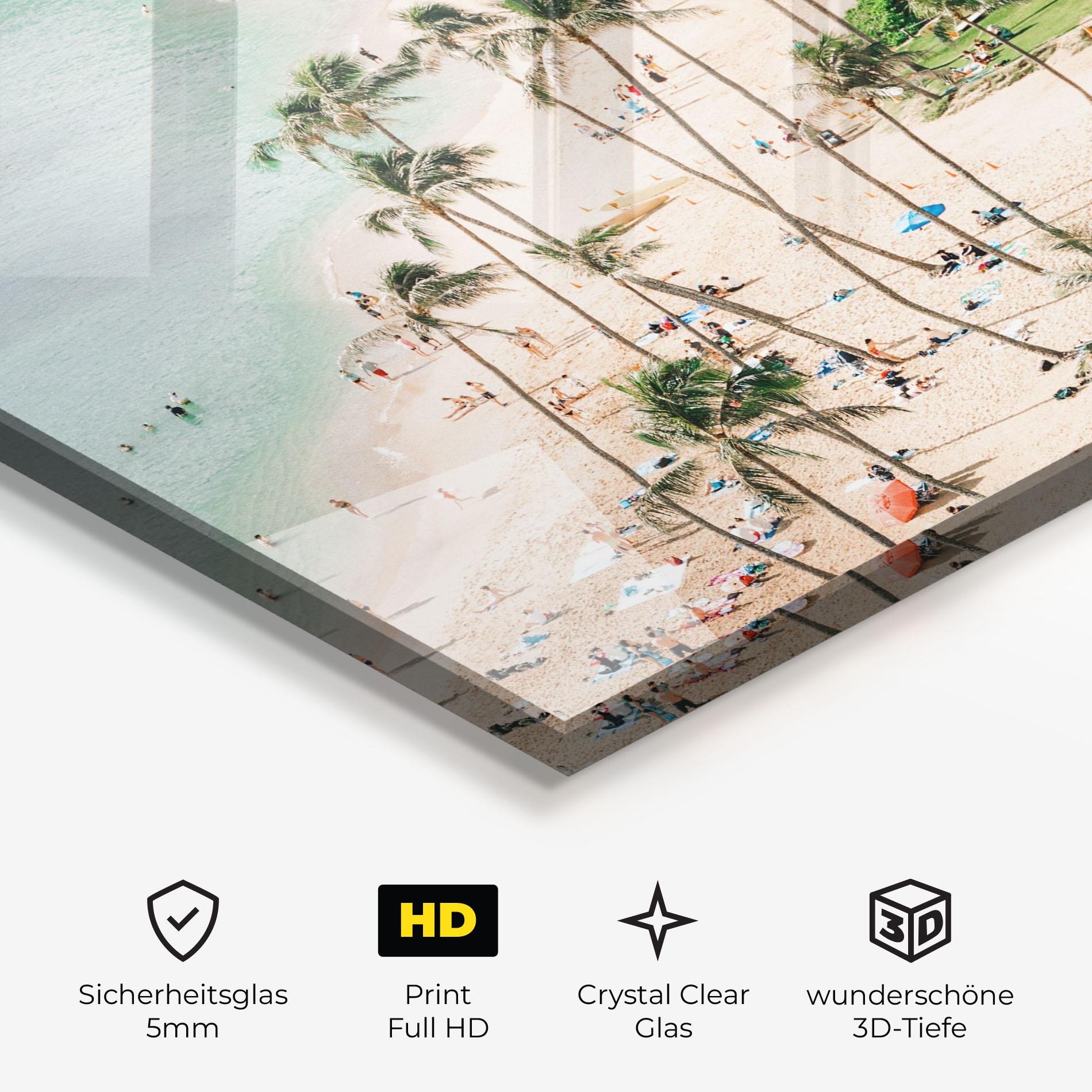 Glasbild Beach Day mockup 3