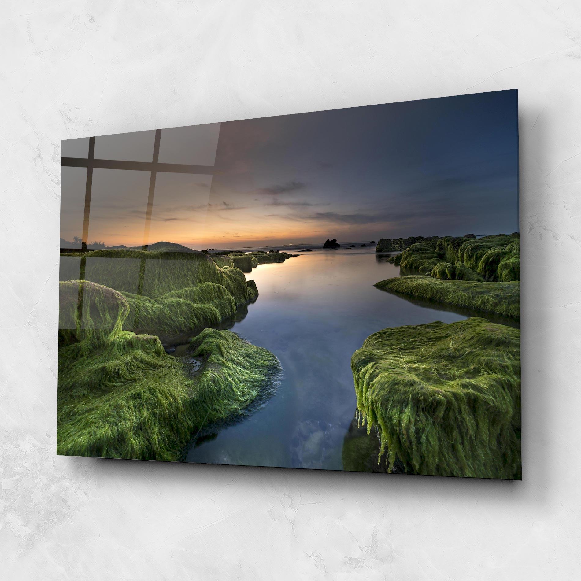 Glasbild Coast View mockup 1