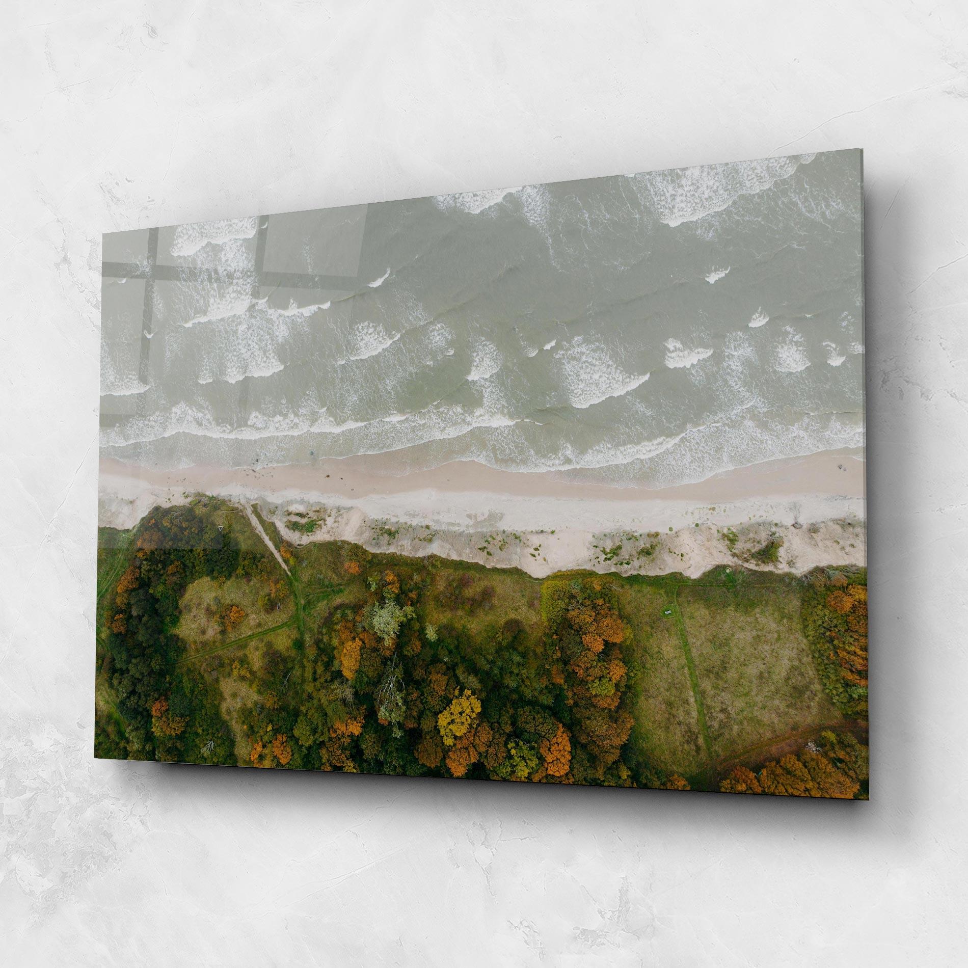 Glasbild Forest Waves mockup 1