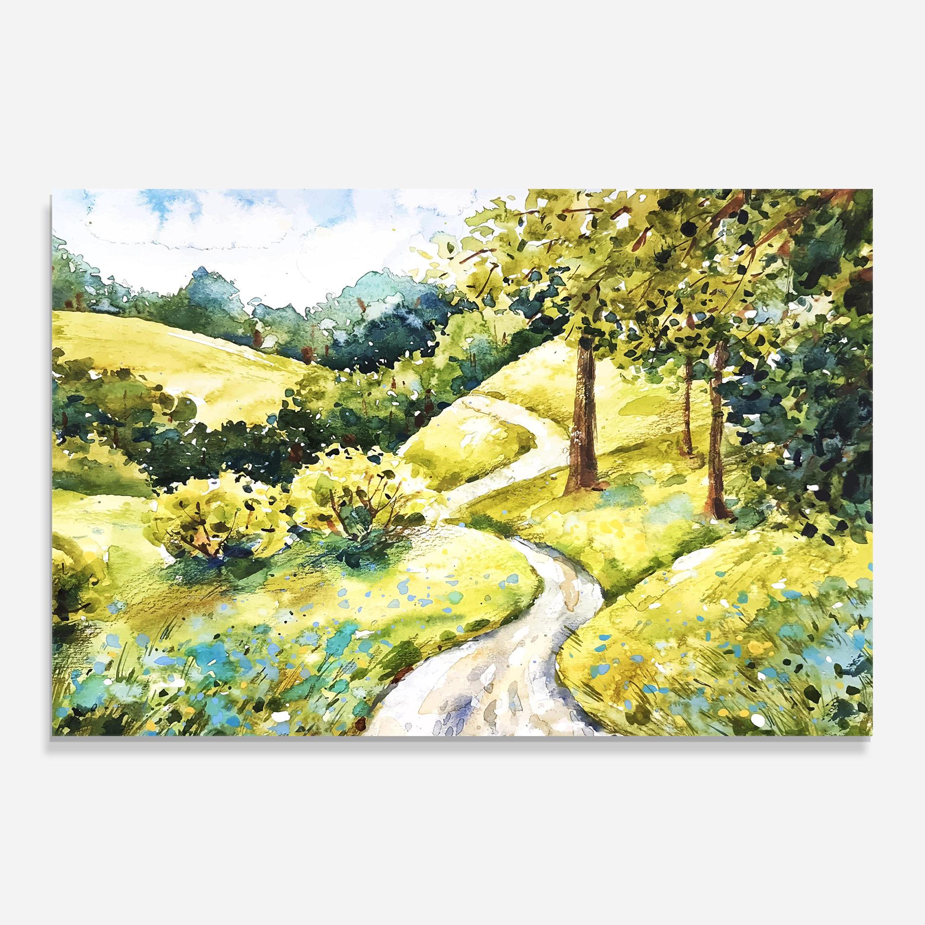 Glasbild Fresh Spring View mockup 0