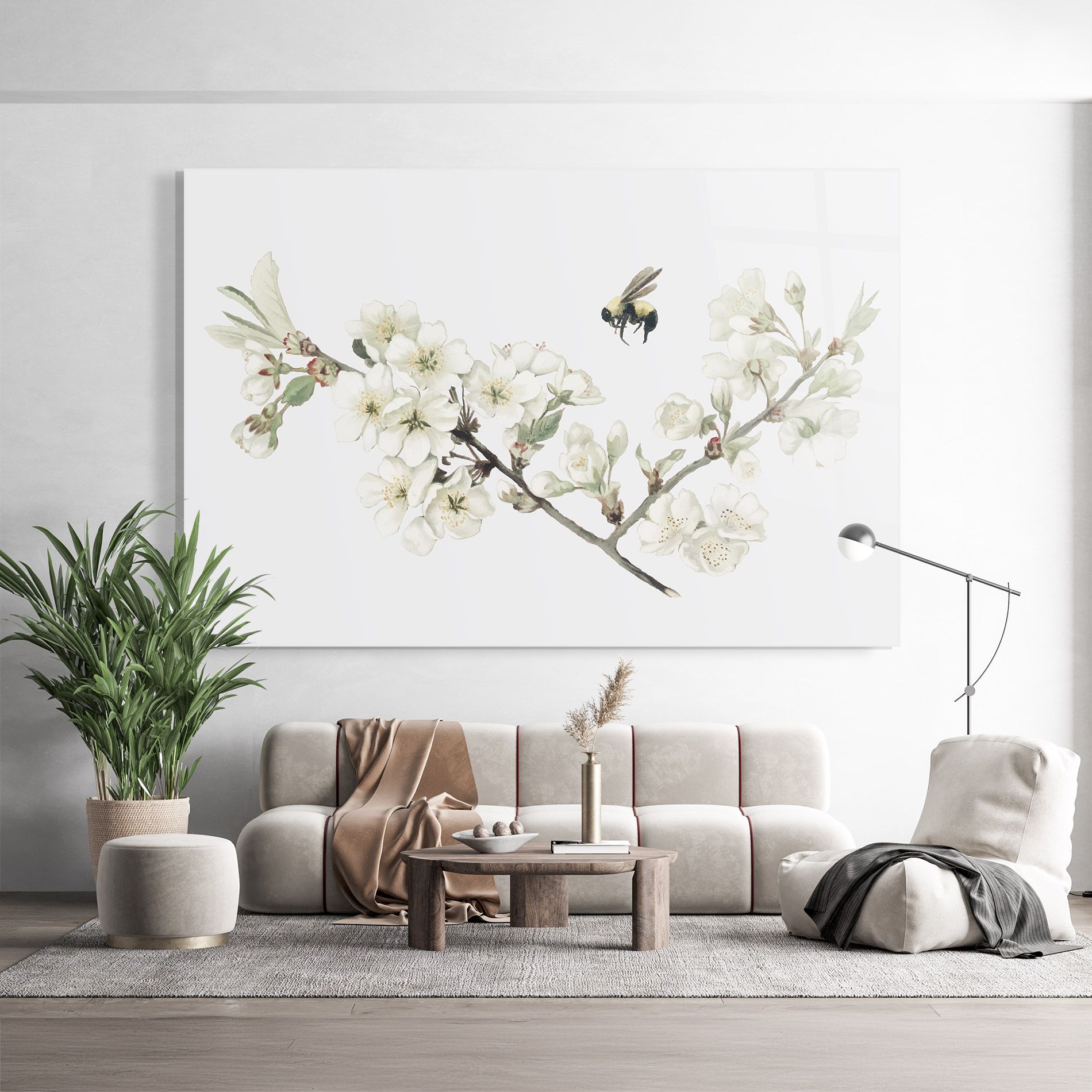Bee Spring Flower mockup 9