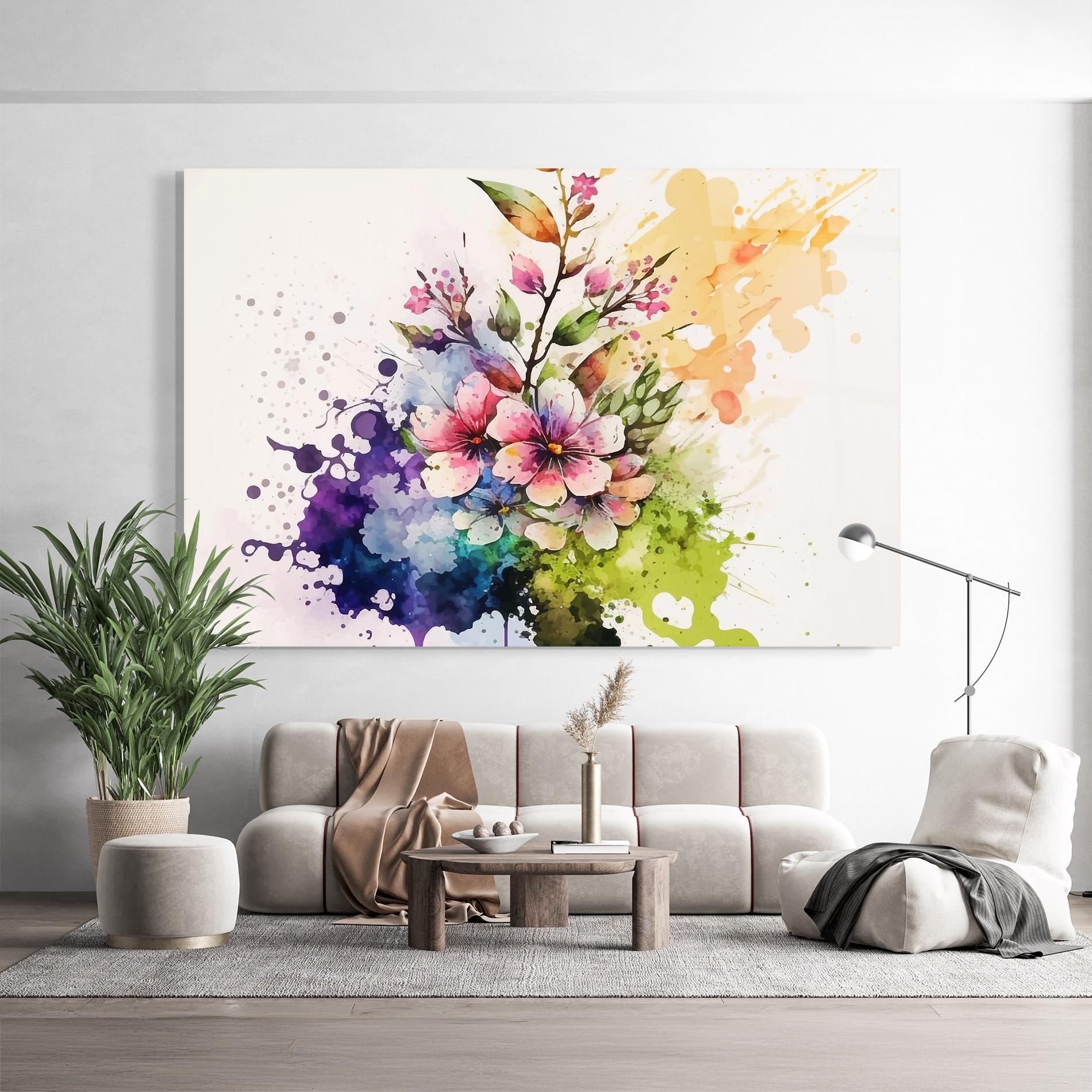 Glasbild Color Mix Spring mockup 9