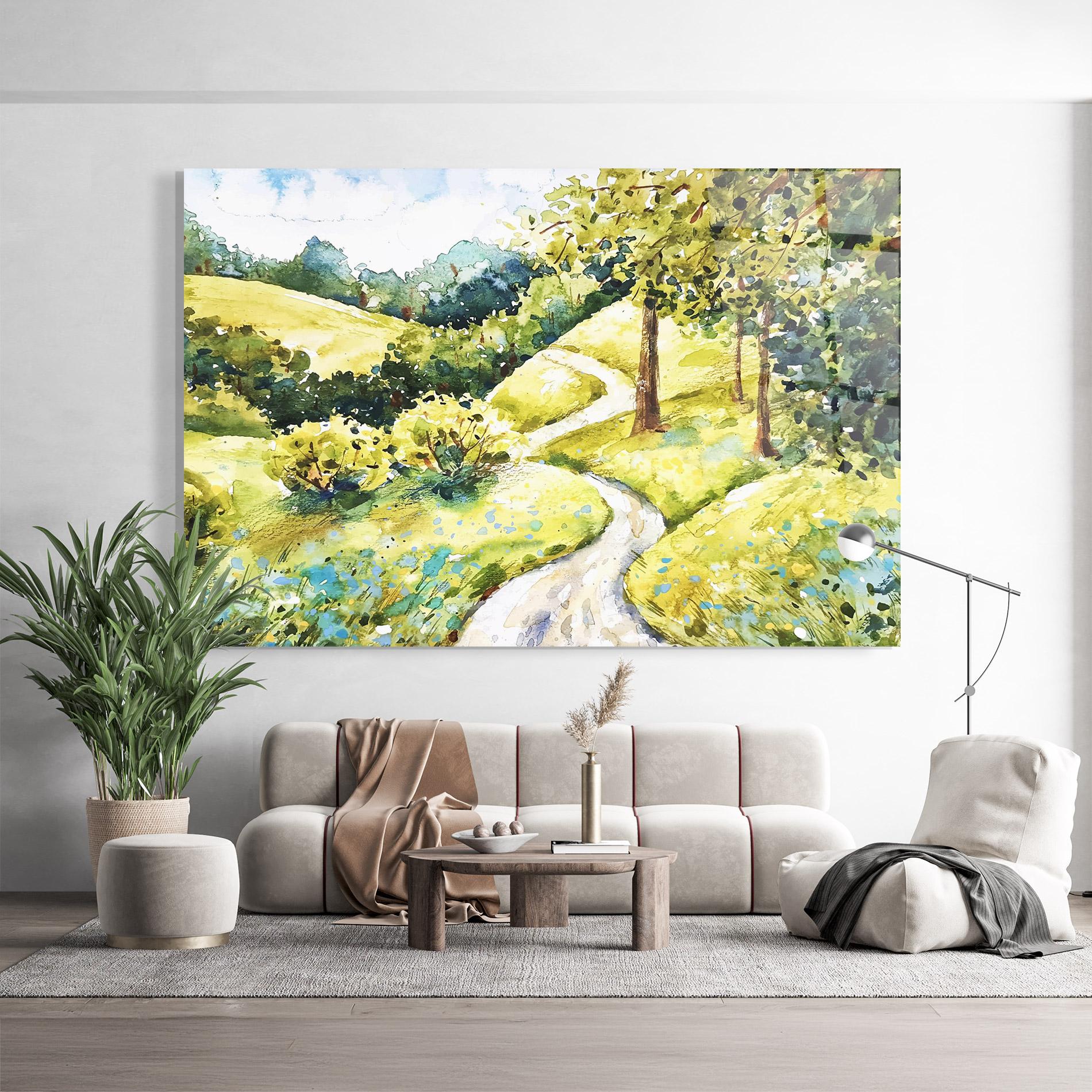 Glasbild Fresh Spring View mockup 9