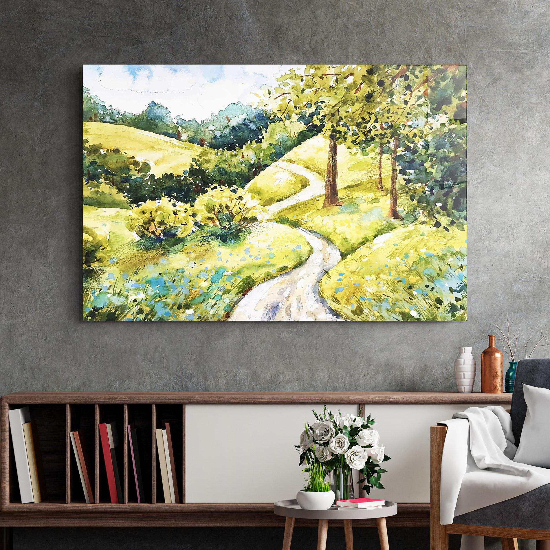 Glasbild Fresh Spring View mockup 2