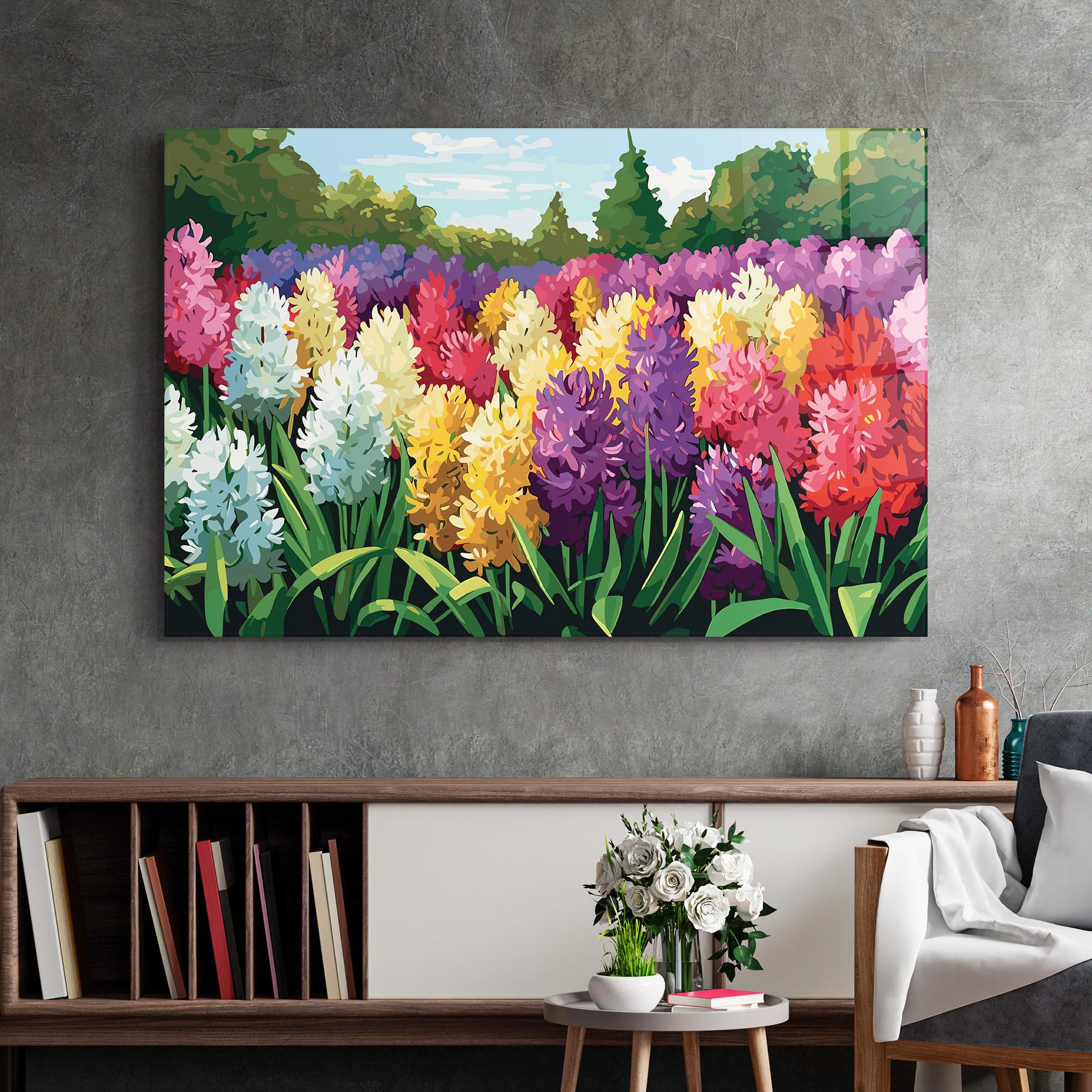 Glasbild Pretty Colorful Spring mockup 2