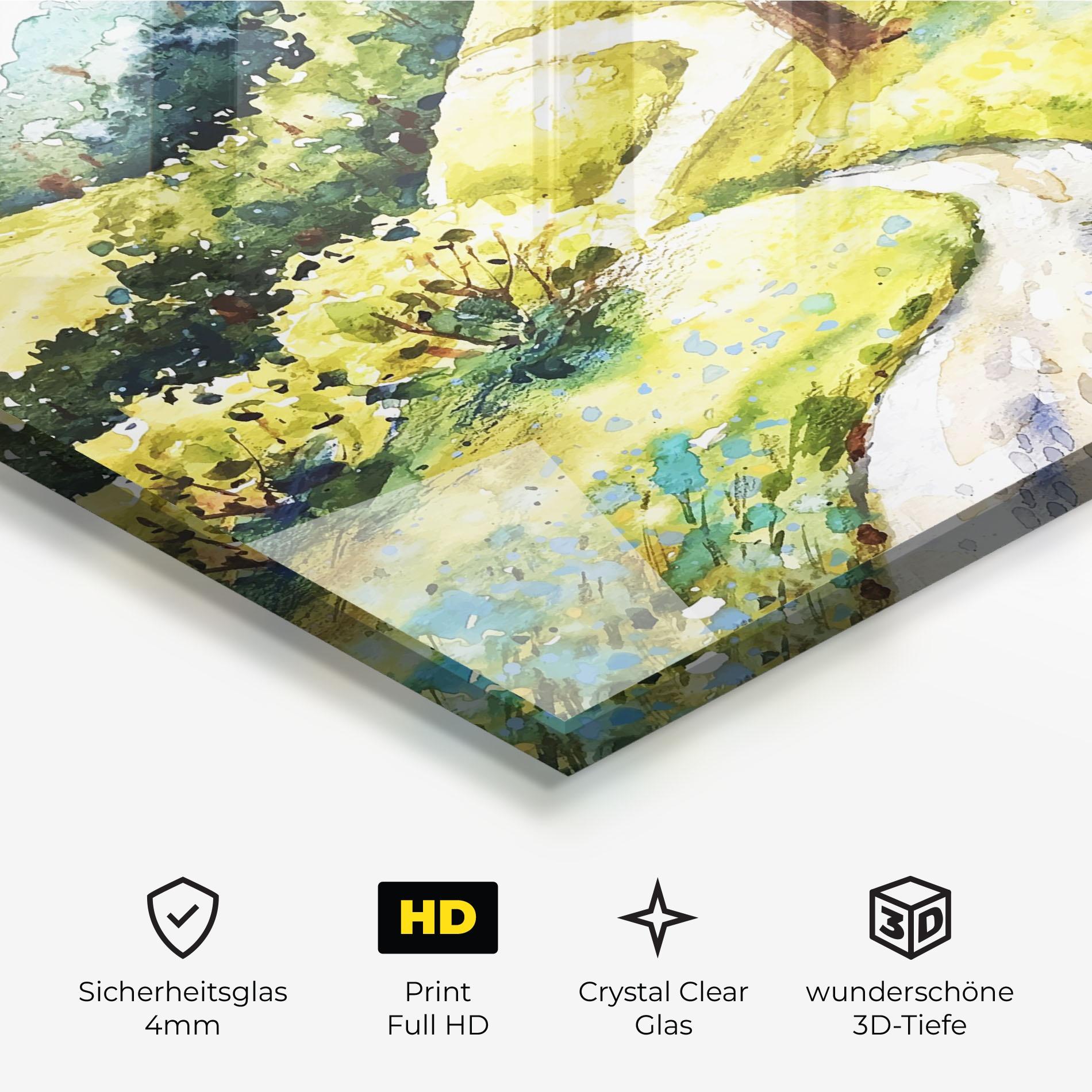 Glasbild Fresh Spring View mockup 3