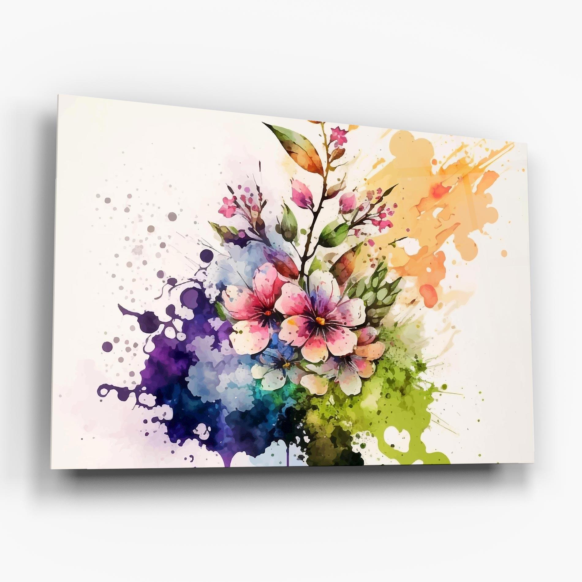 Glasbild Color Mix Spring mockup 6
