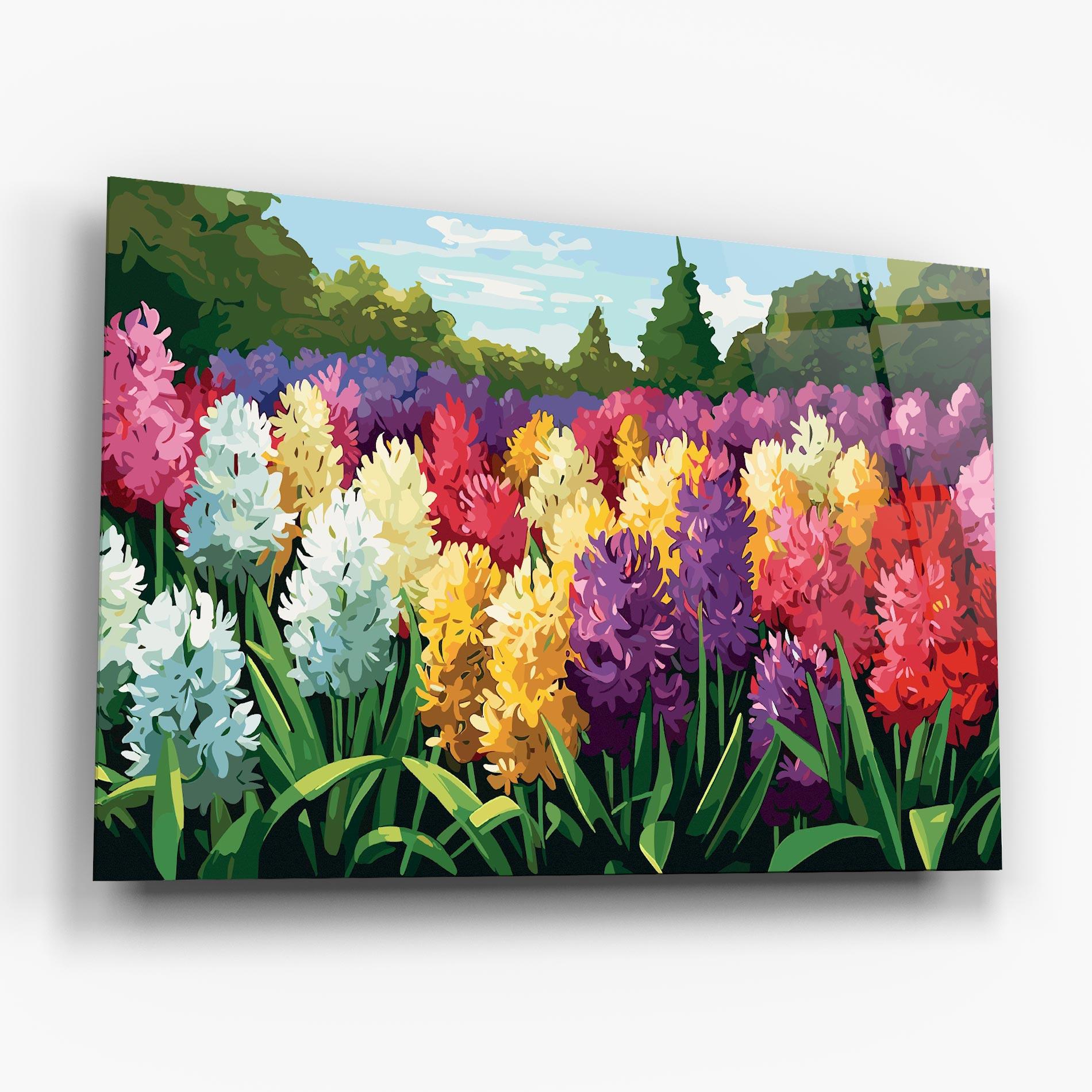 Glasbild Pretty Colorful Spring mockup 6